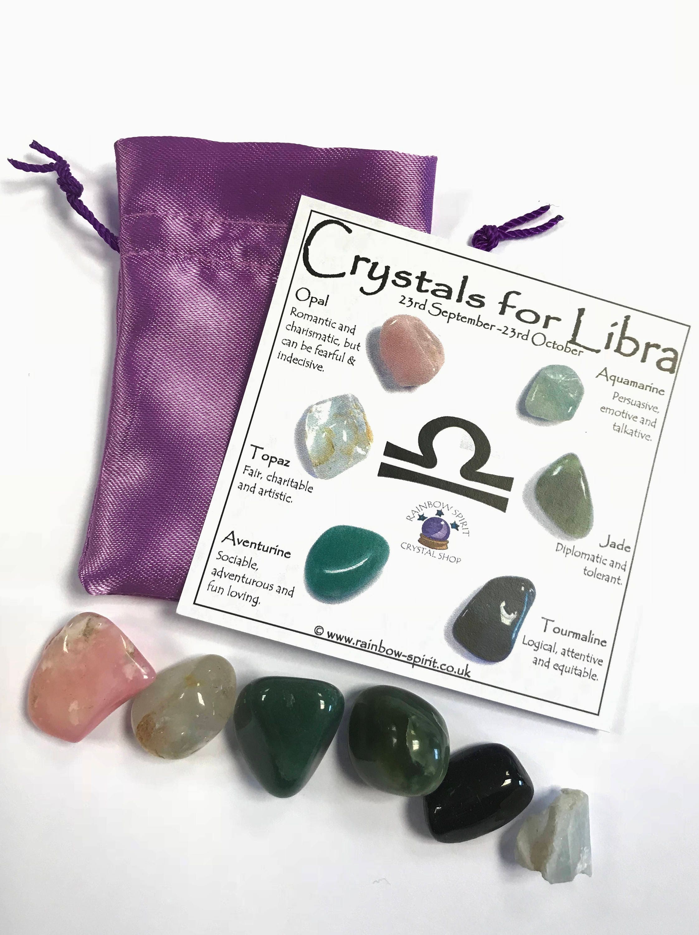 Libra Birthstones Crystal Set