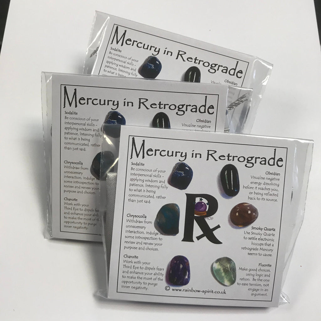 Mercury in Retrograde Crystal Set