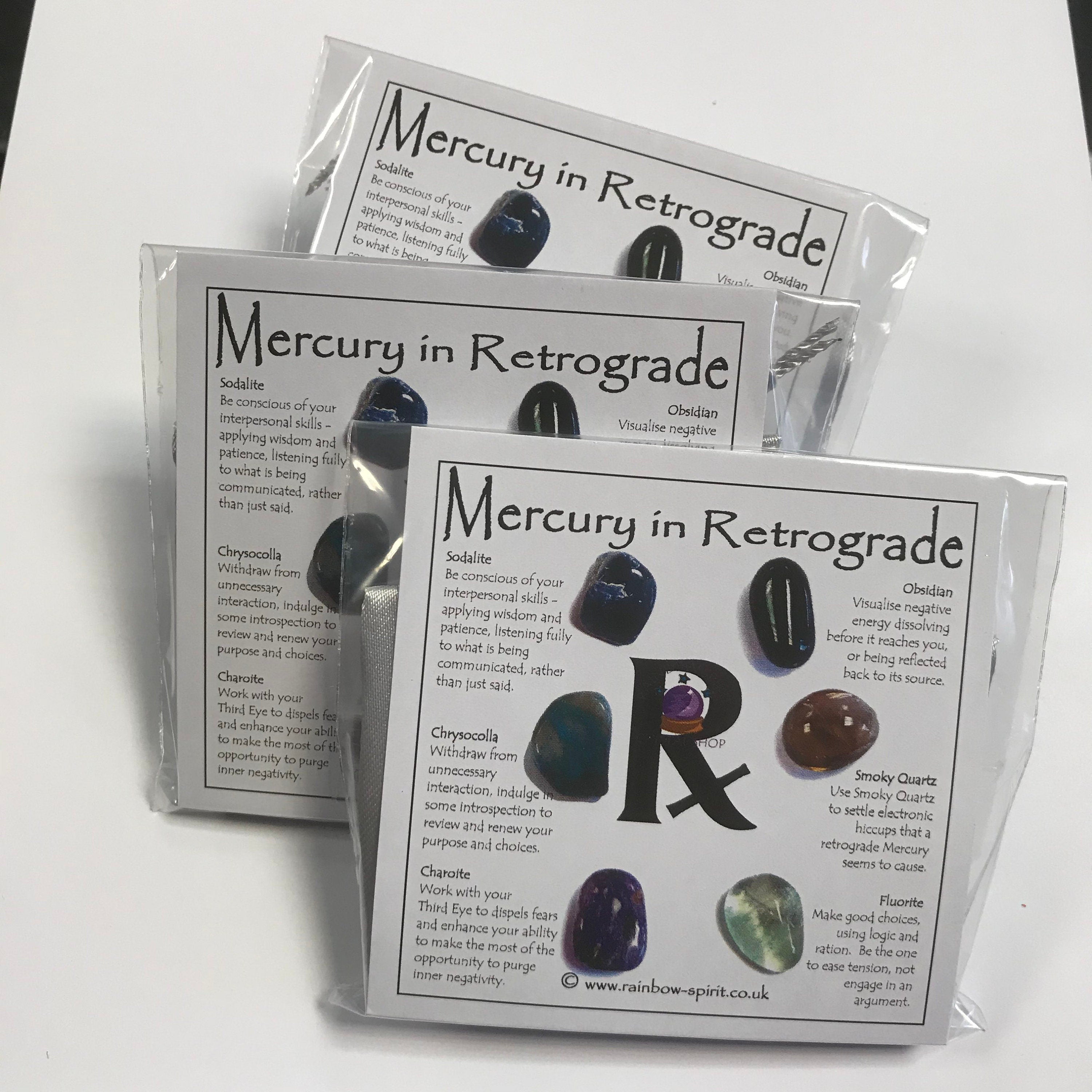 Mercury in Retrograde Crystal Set