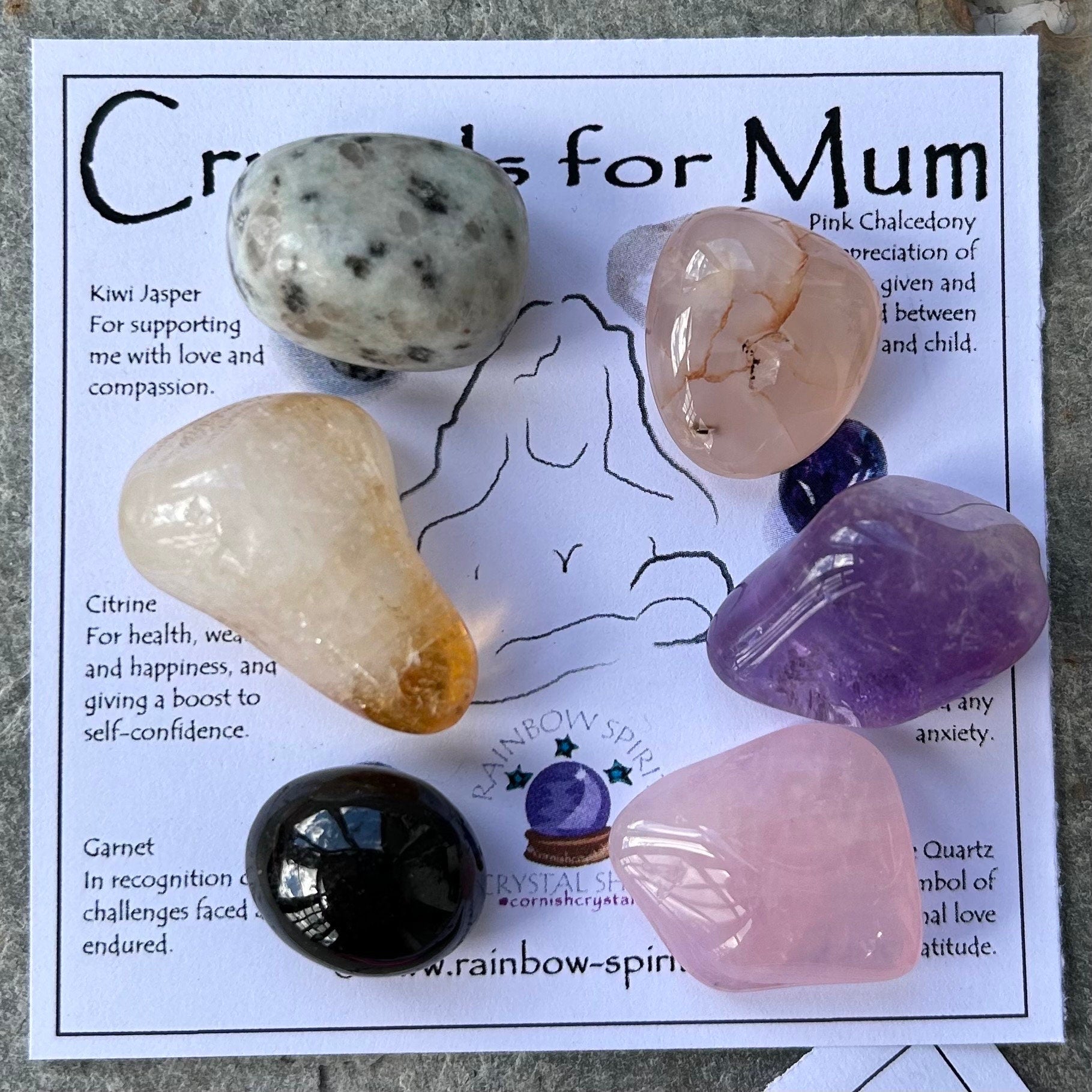 Crystals For Mom / Mum - Mothers Day Birthday Gift