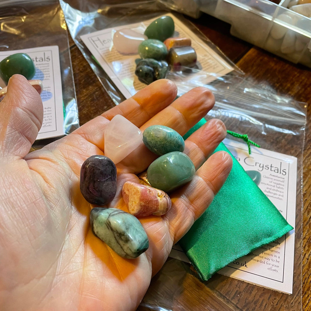 Heart Chakra Crystal Set