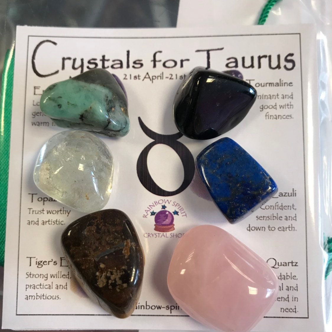 Taurus Birthstones Crystal Set