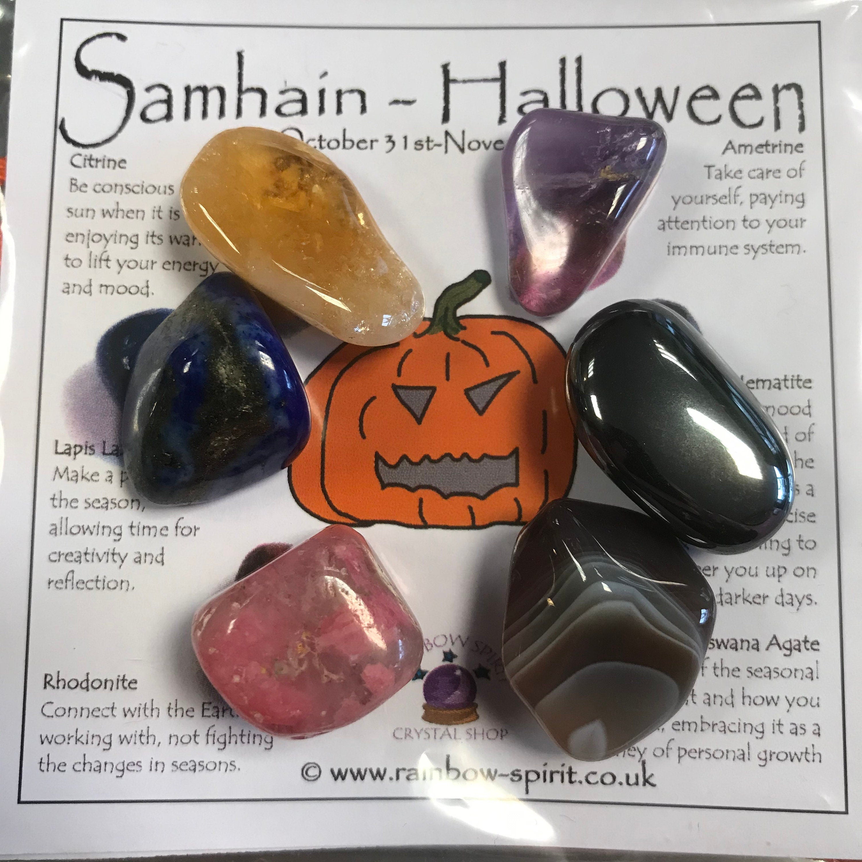 Halloween Samhain Crystal Set