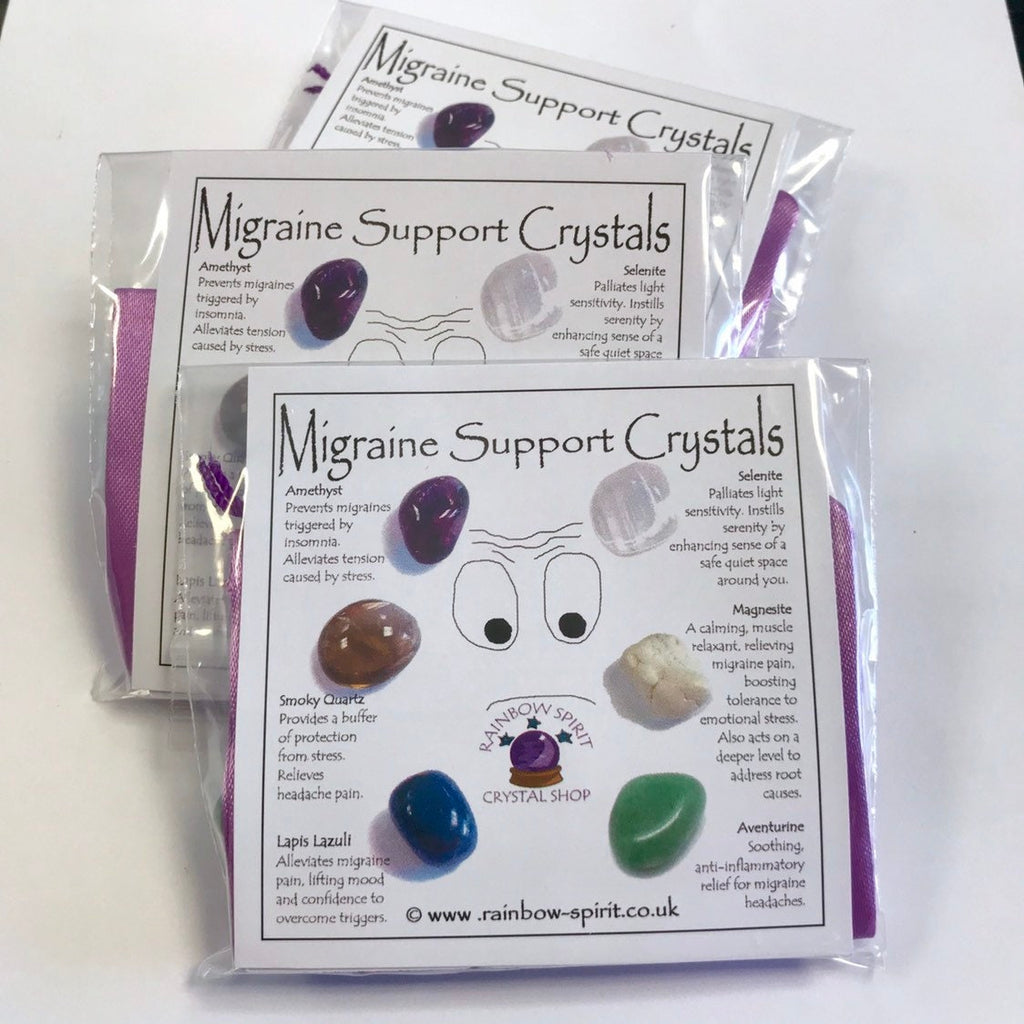 Migraine Support Crystal Set