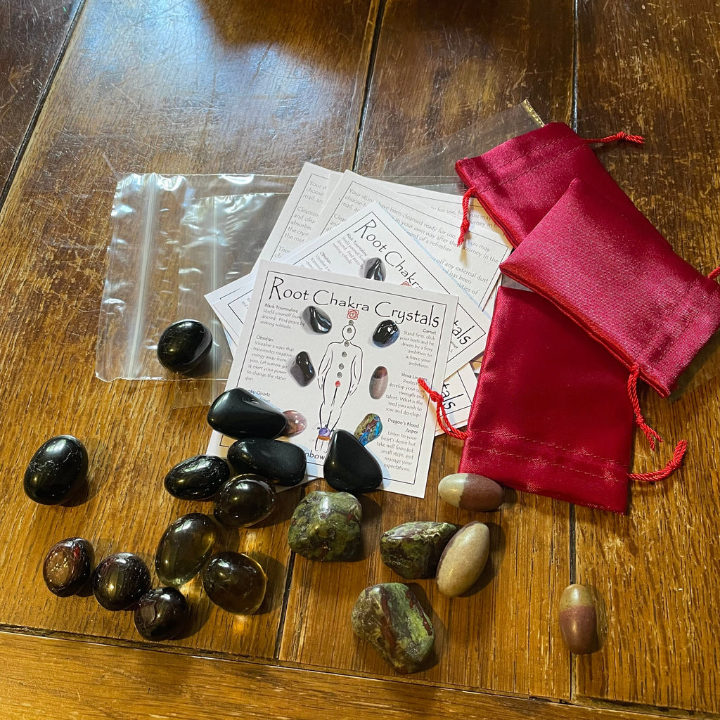 Root Chakra Crystal Set
