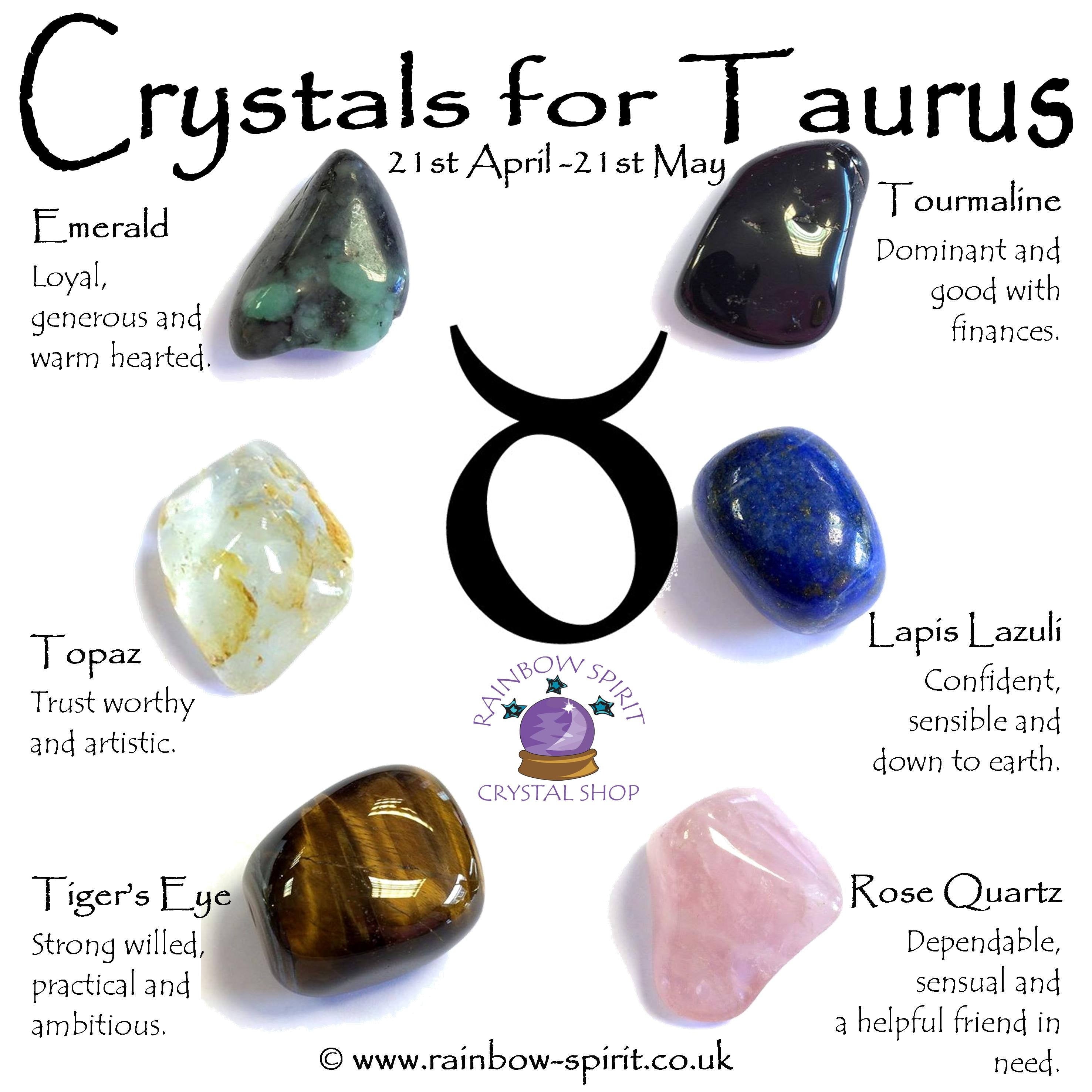 Taurus Birthstones Crystal Set