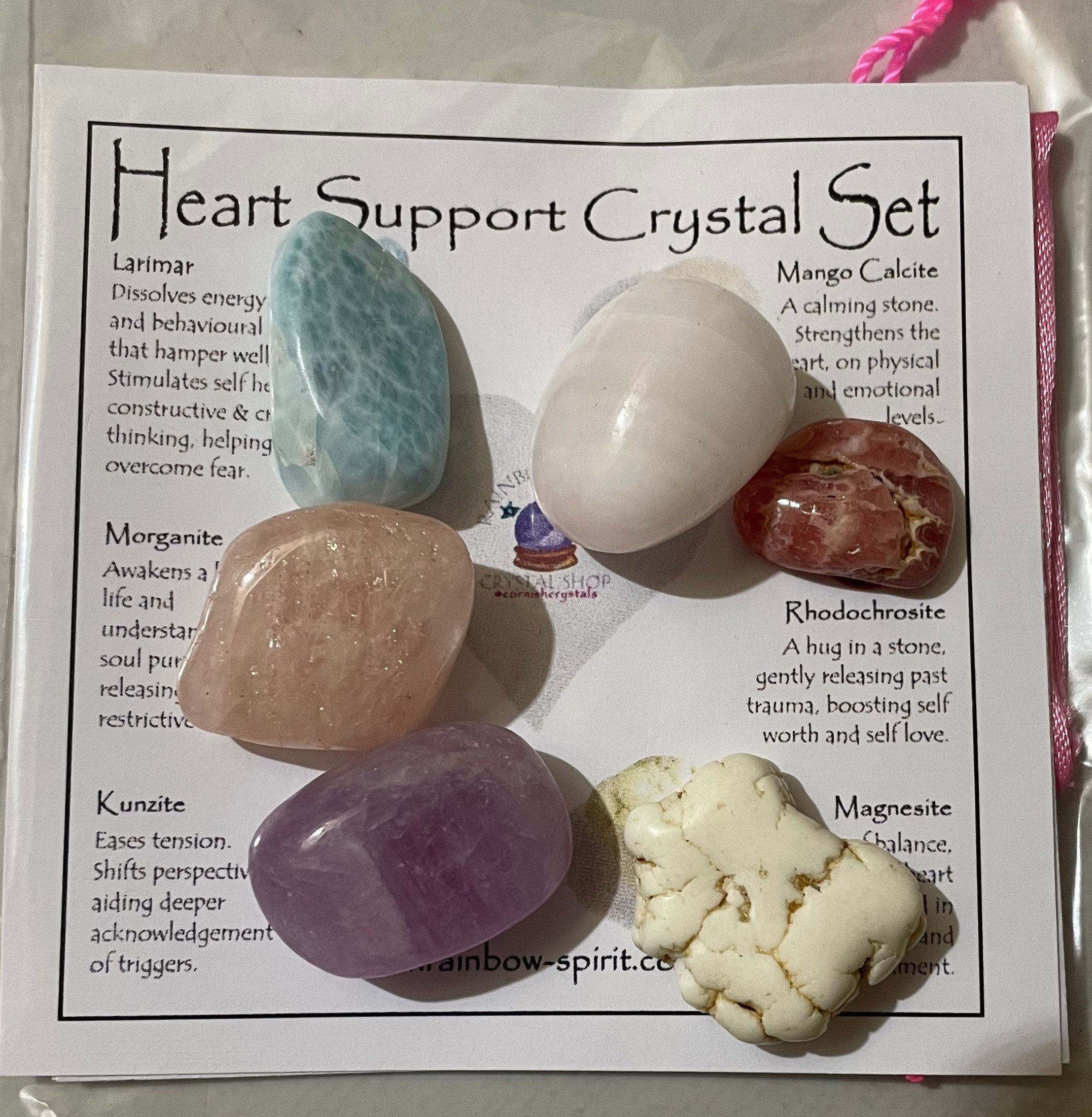 Heart Support Crystal Set
