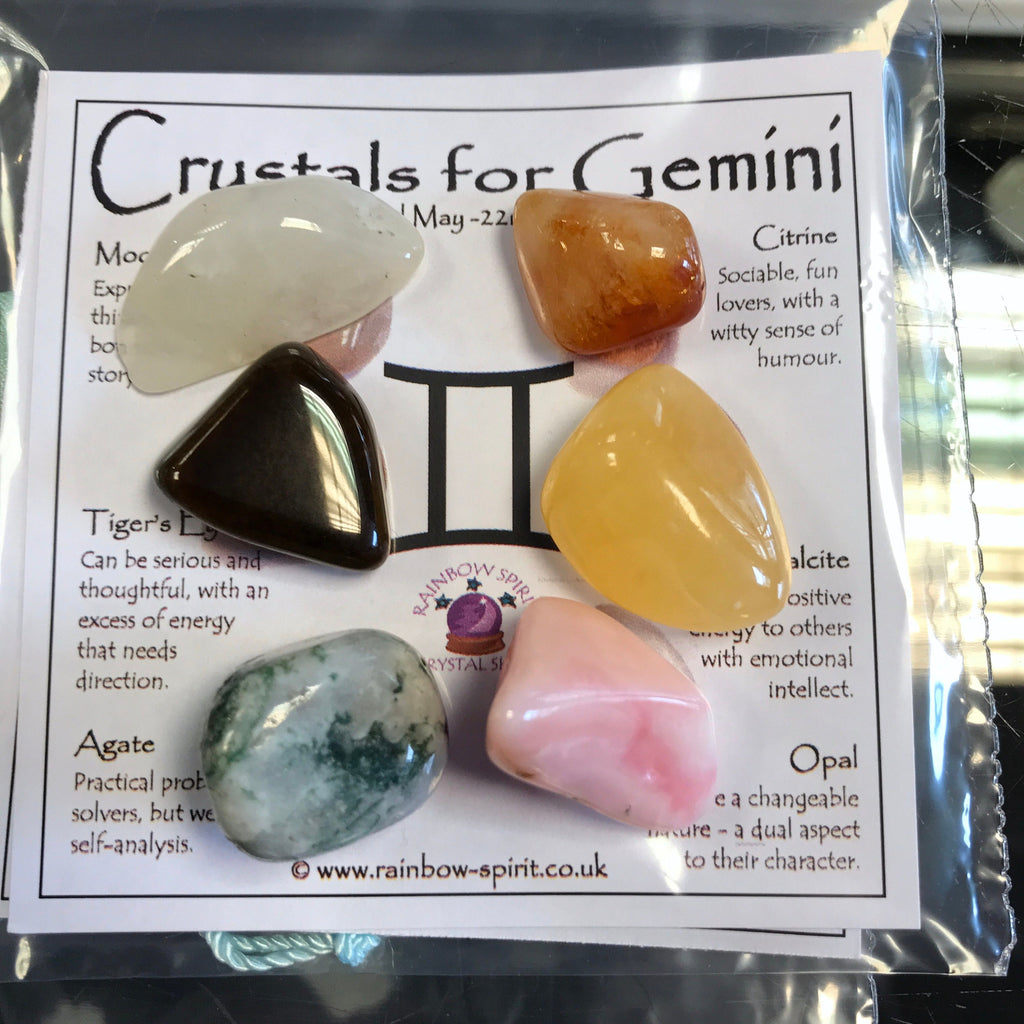 Gemini Birthstones Crystal Set
