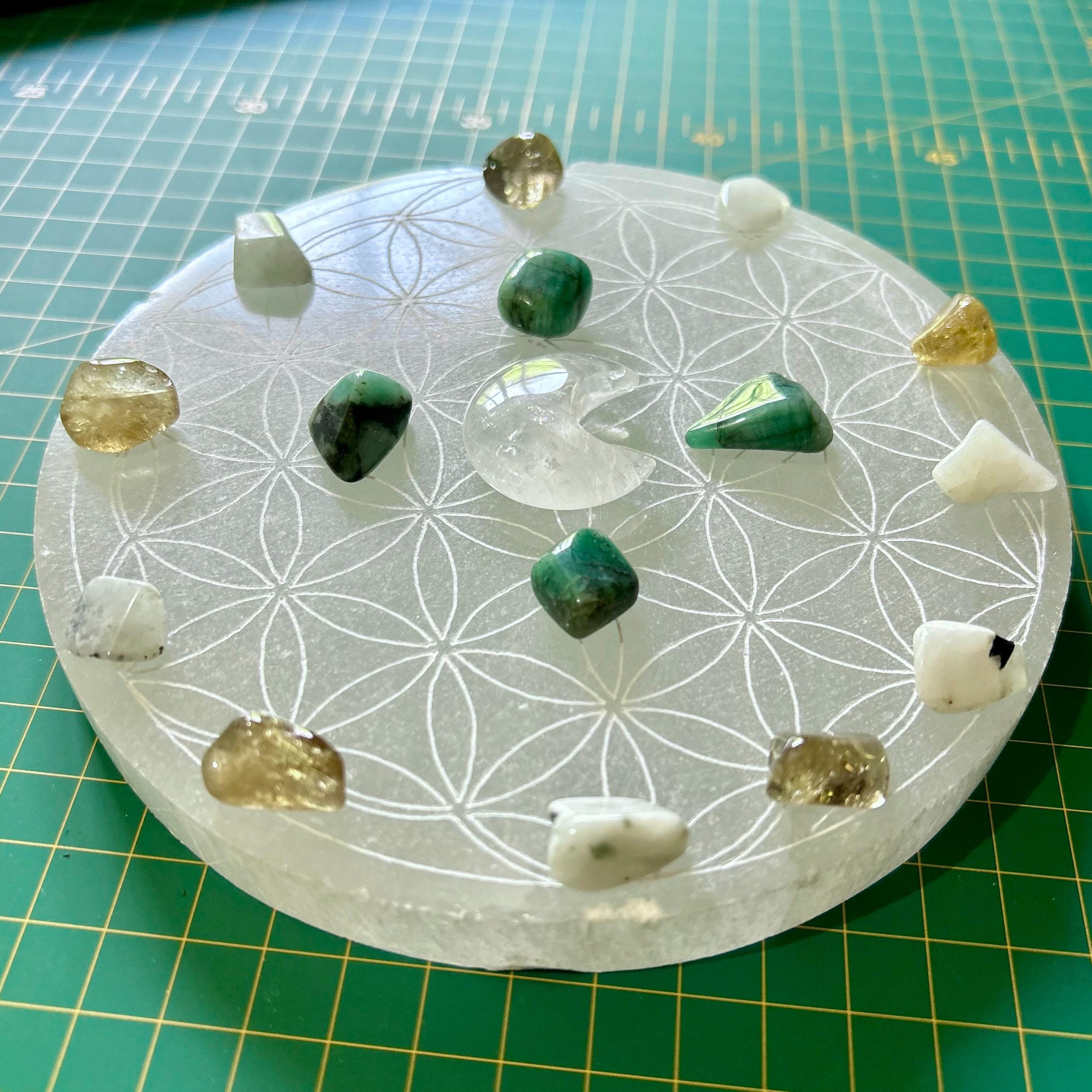 New Moon in Cancer Crystal Grid Set