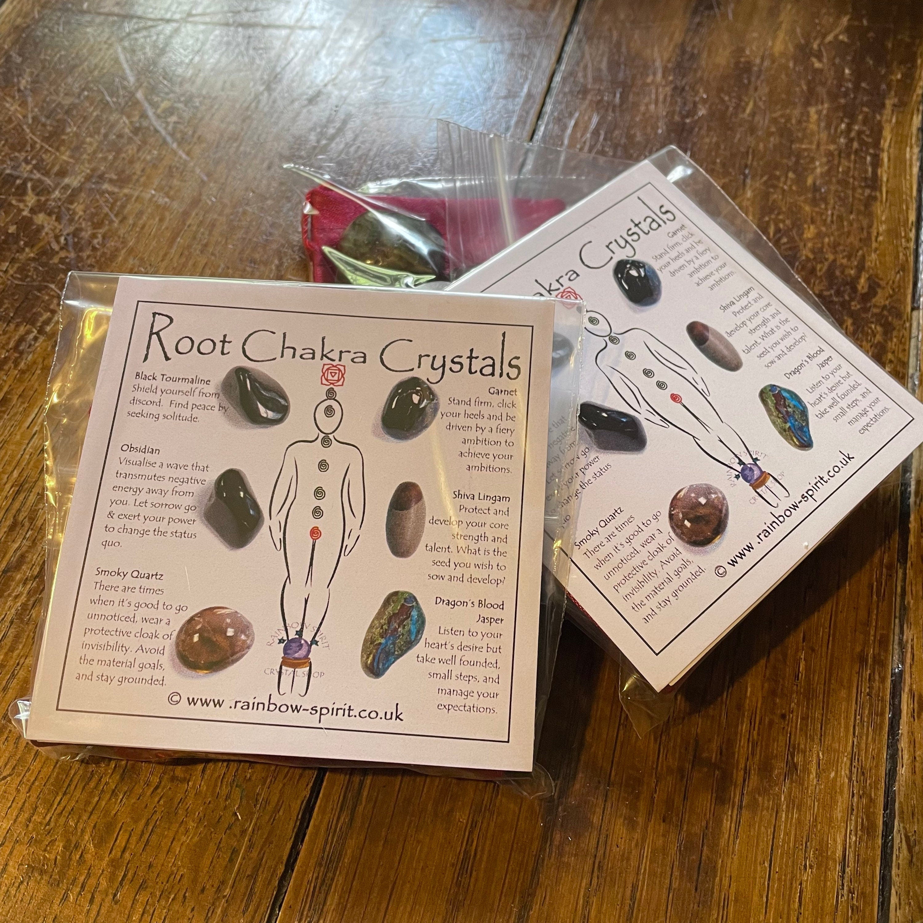 Root Chakra Crystal Set