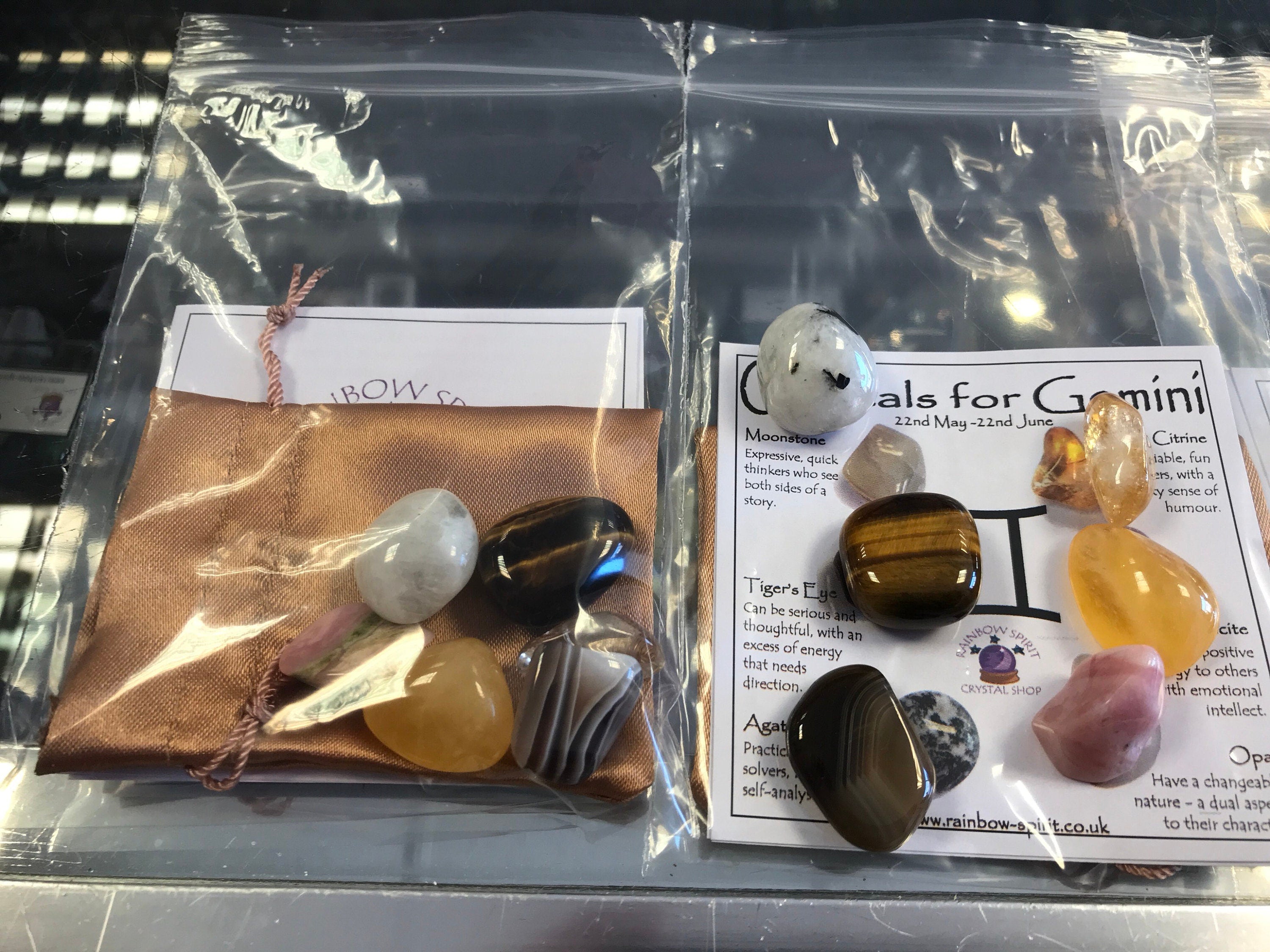 Gemini Birthstones Crystal Set