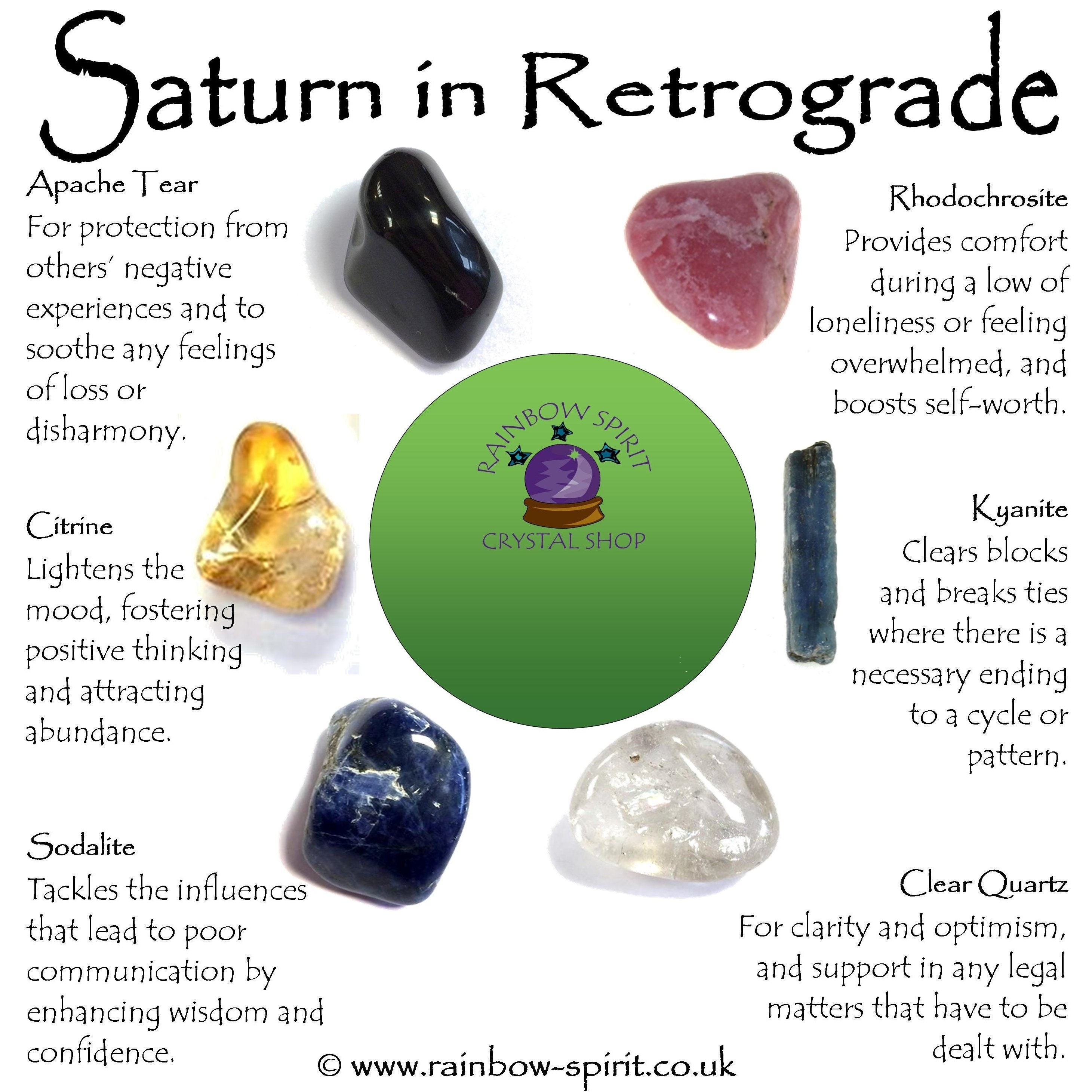 Saturn in Retrograde Crystal Set
