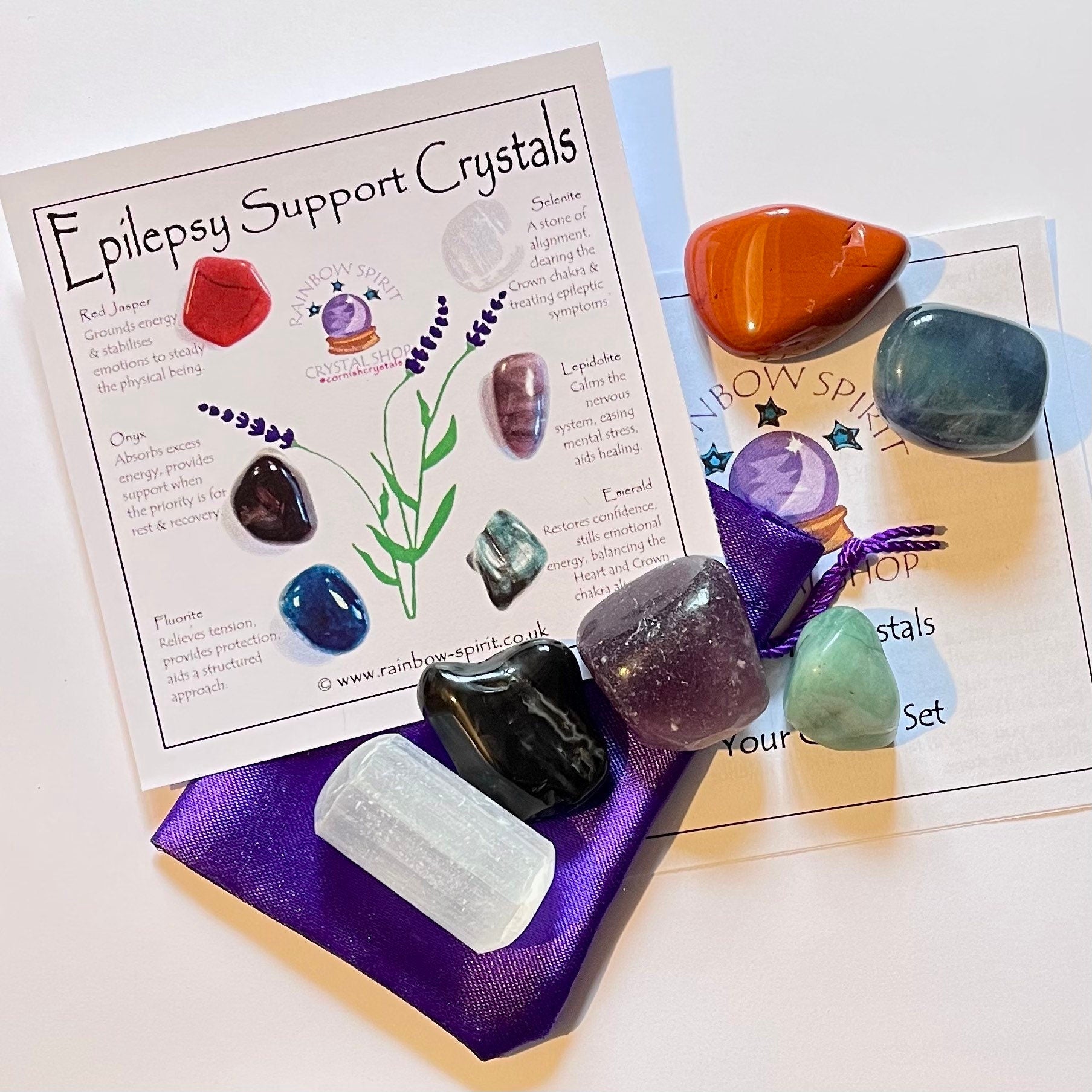 Epilepsy Support Crystal Set