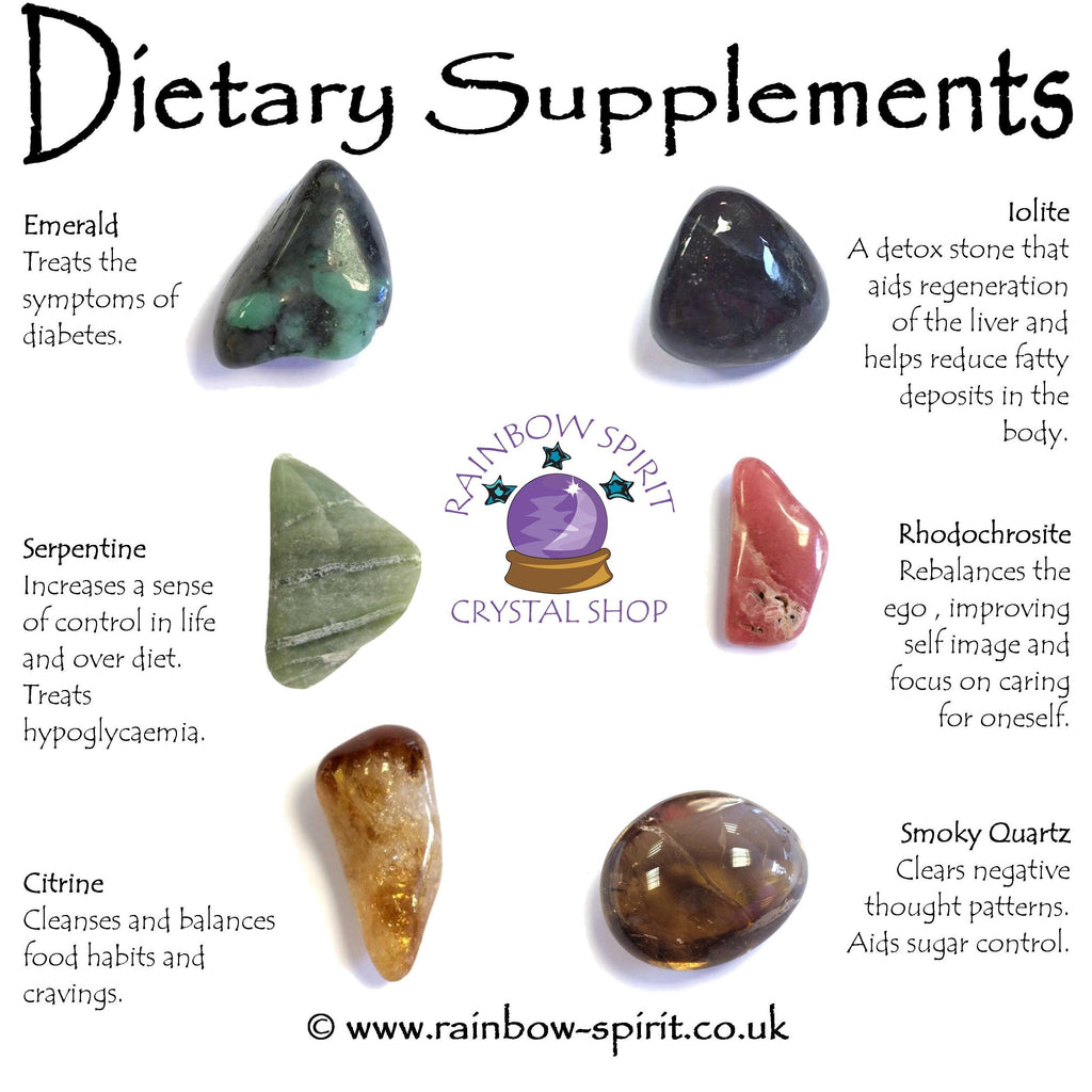 Dietary Supplements Crystal Set
