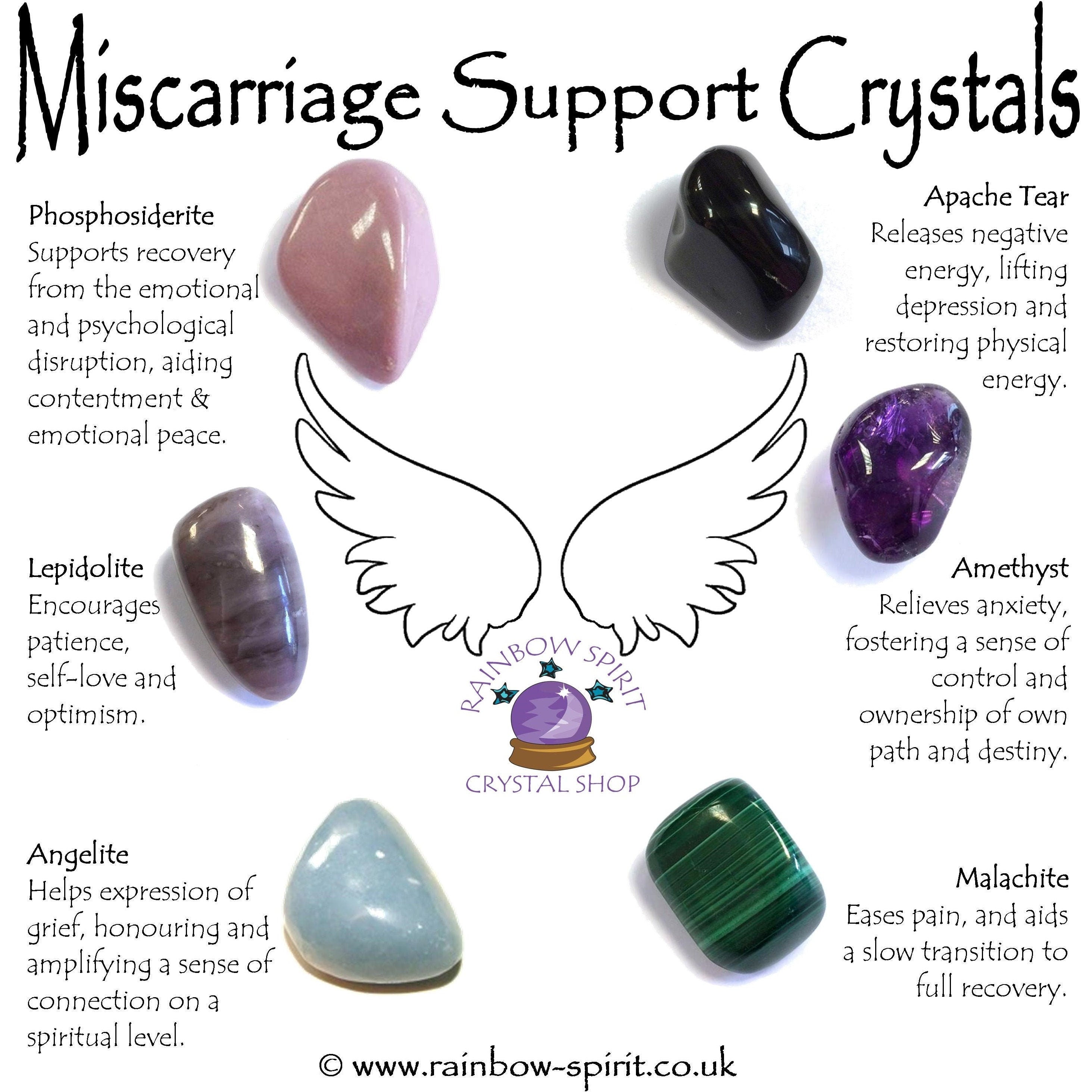 Miscarriage Support Crystal Set