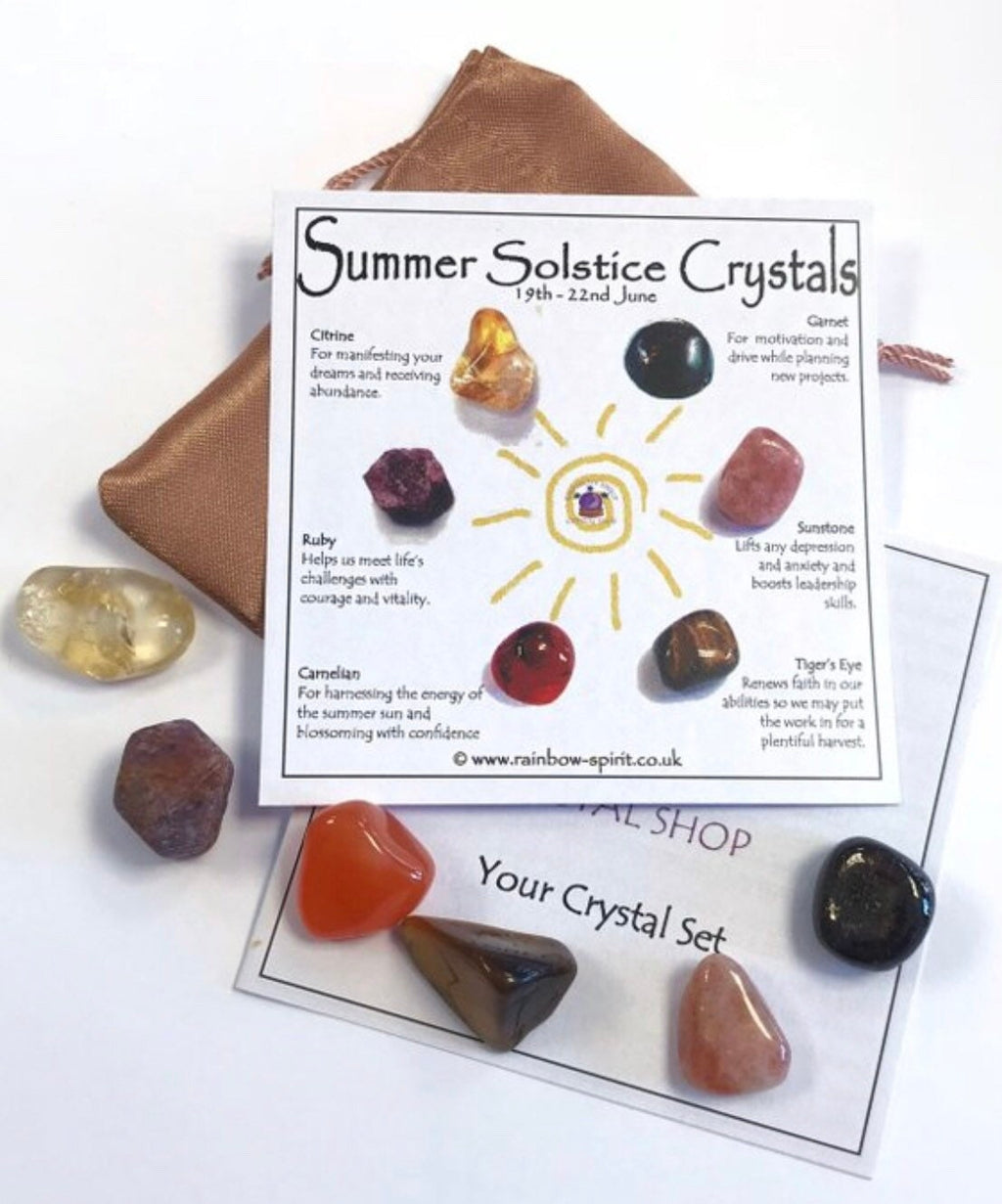Summer Solstice Litha Crystal Set