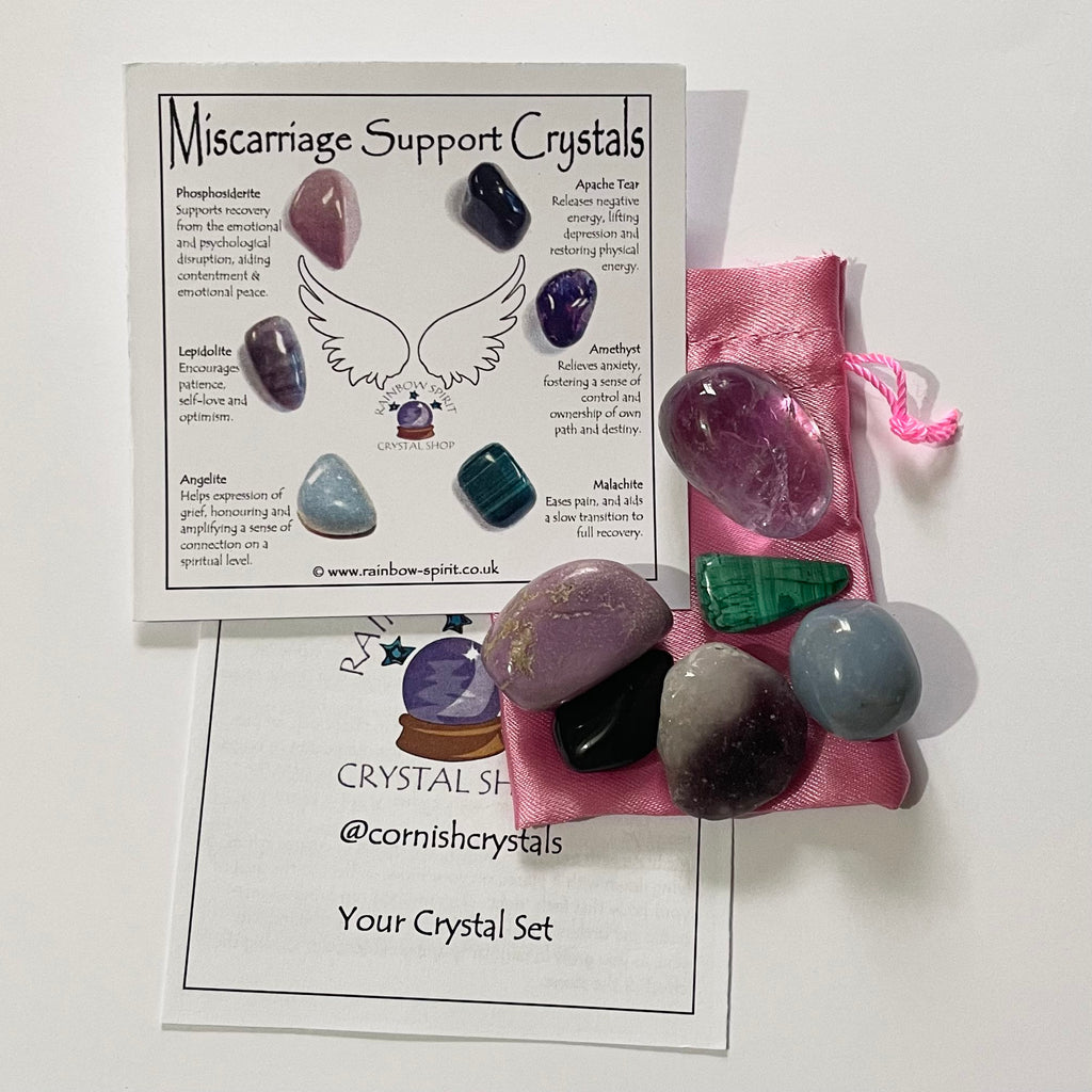 Miscarriage Support Crystal Set
