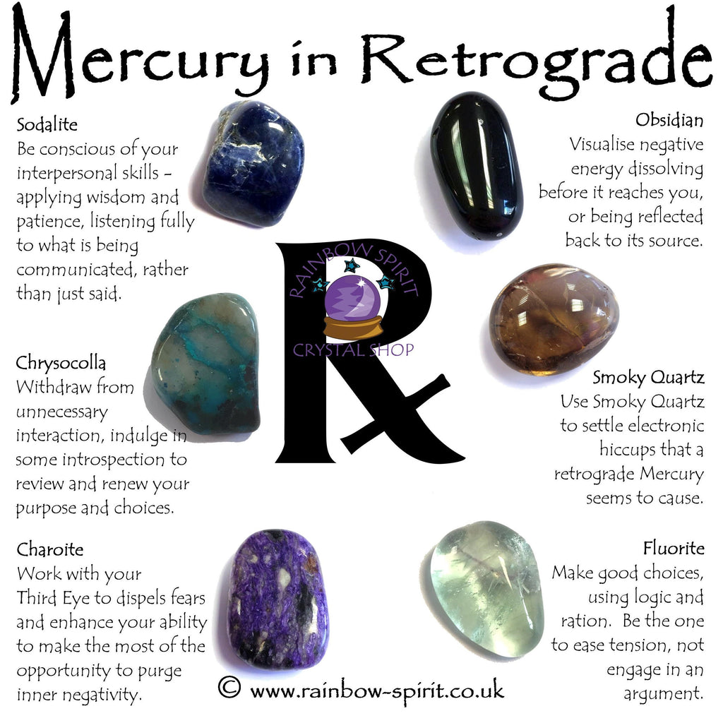 Mercury in Retrograde Crystal Set