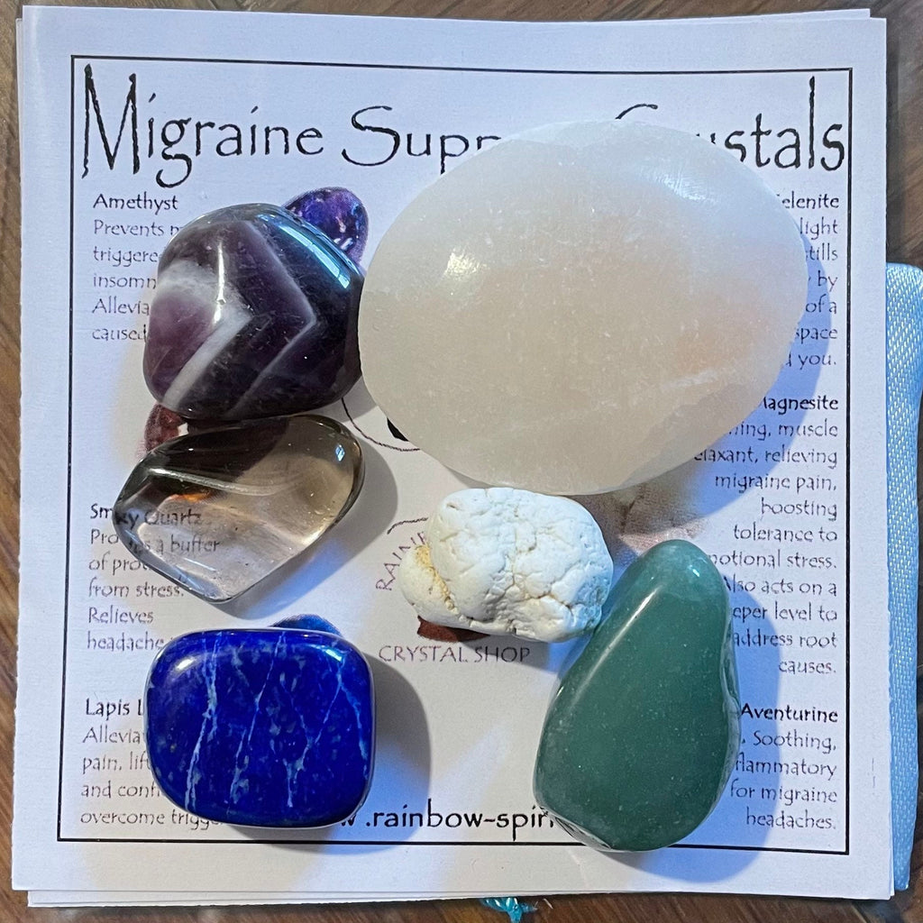 Migraine Support Crystal Set