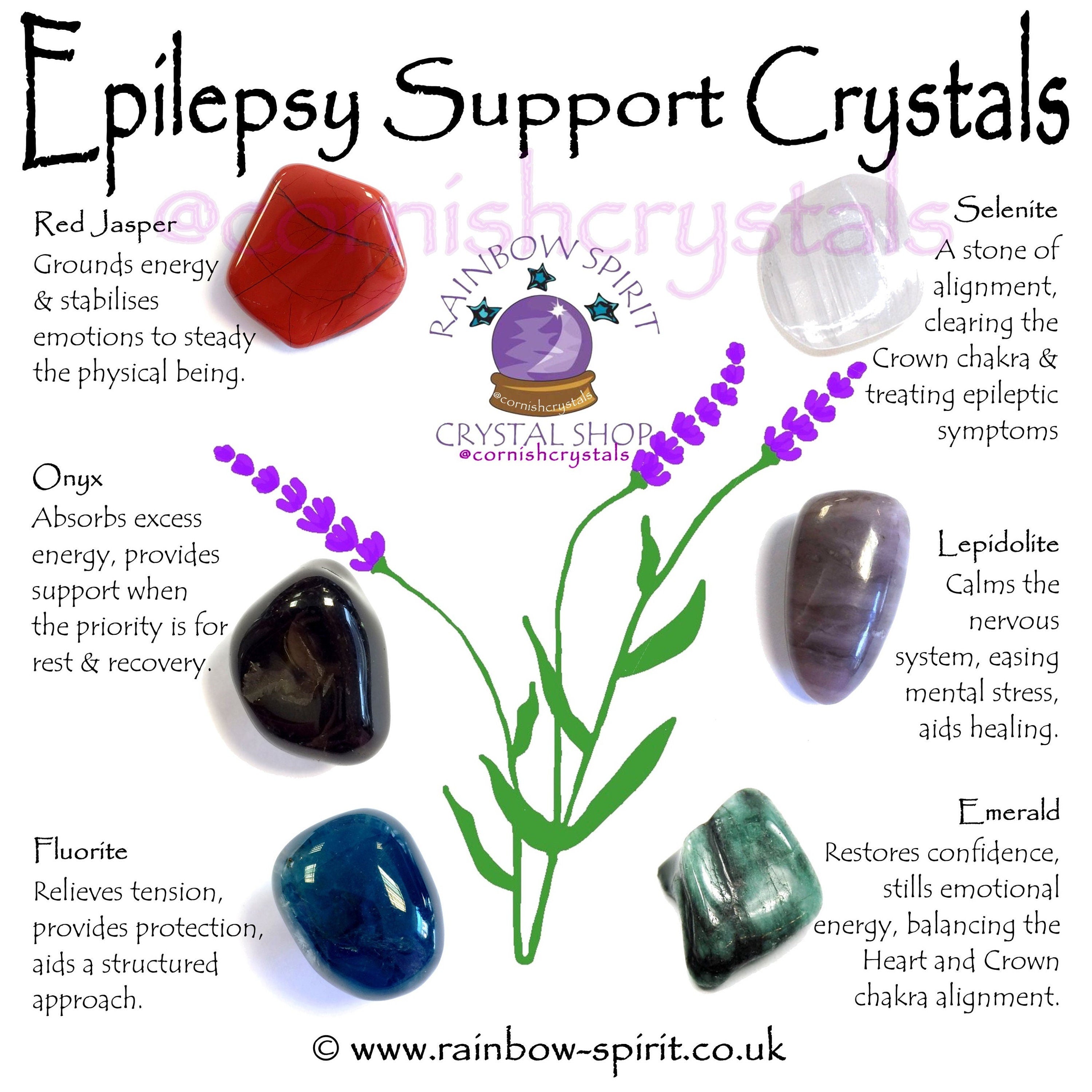 Epilepsy Support Crystal Set