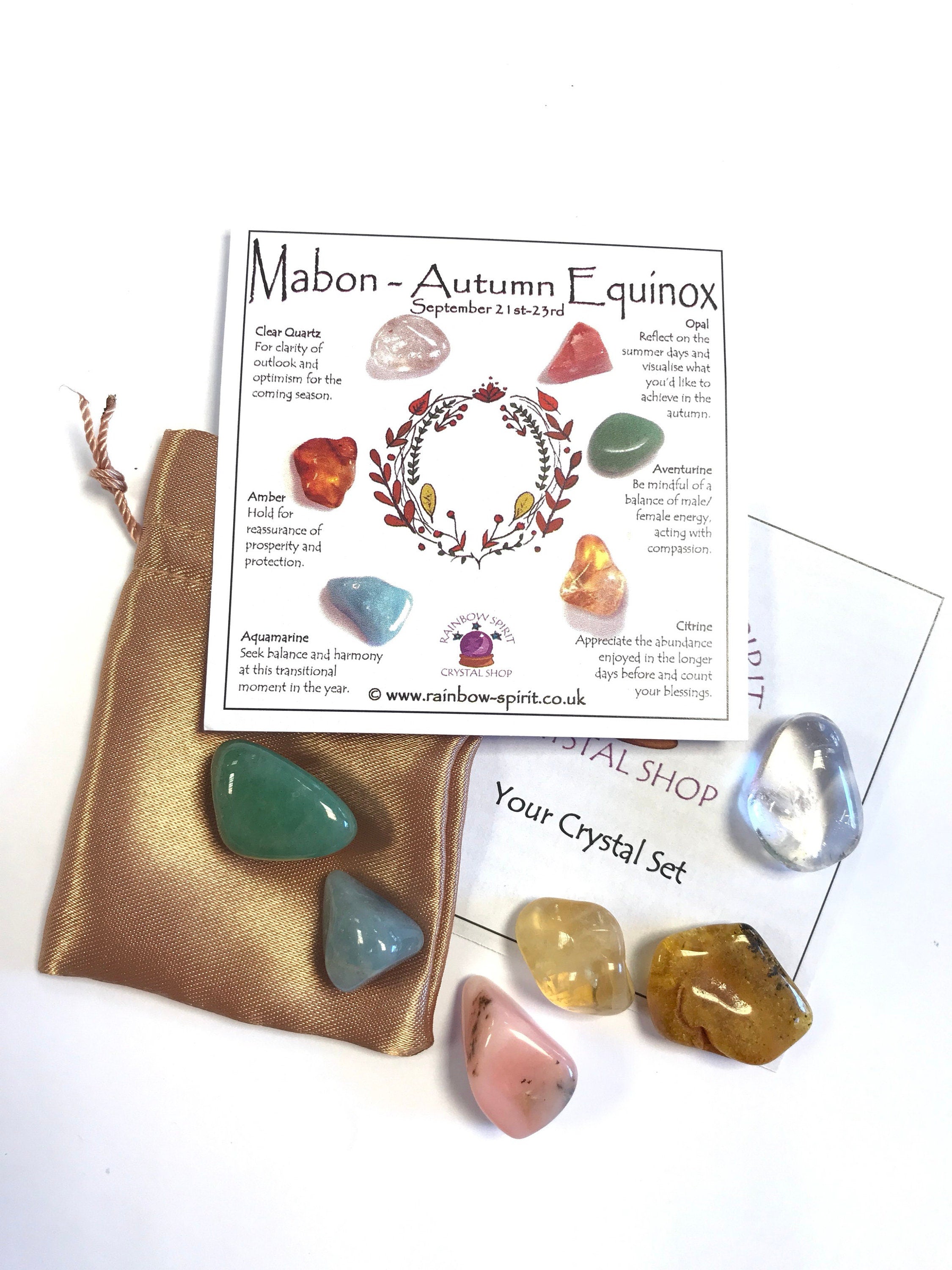 Autumn Equinox Mabon Crystal Set