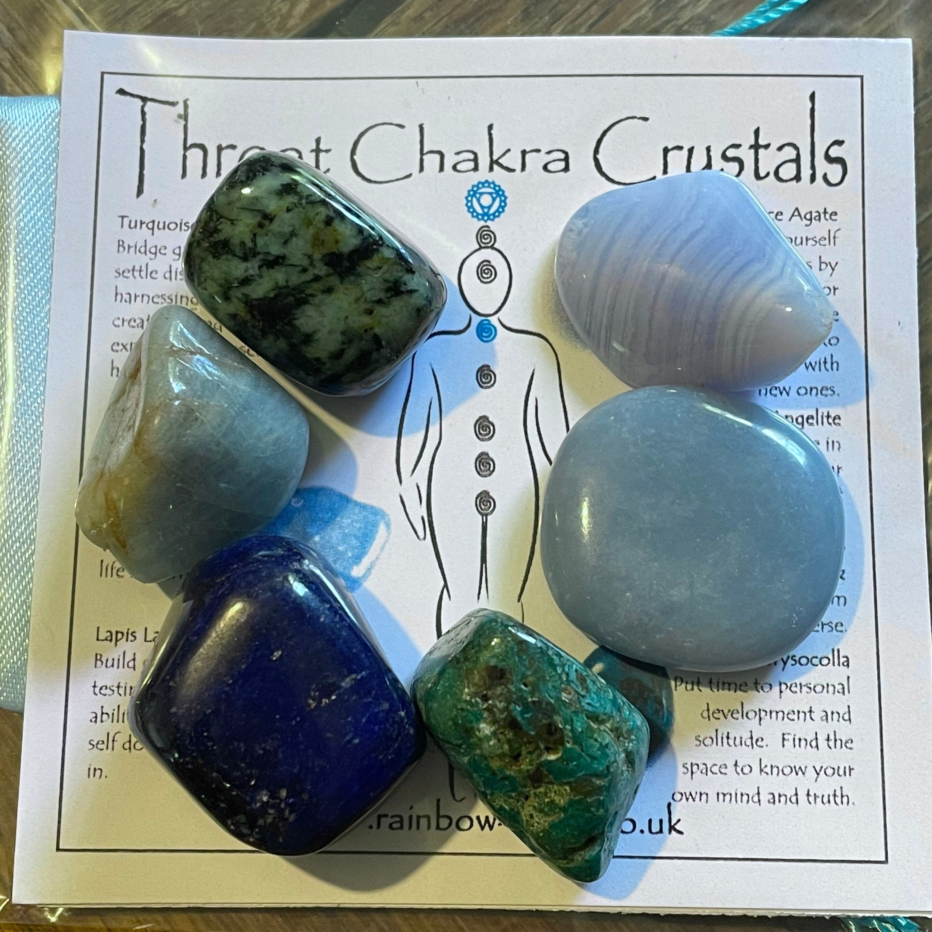 Throat Chakra Crystal Set