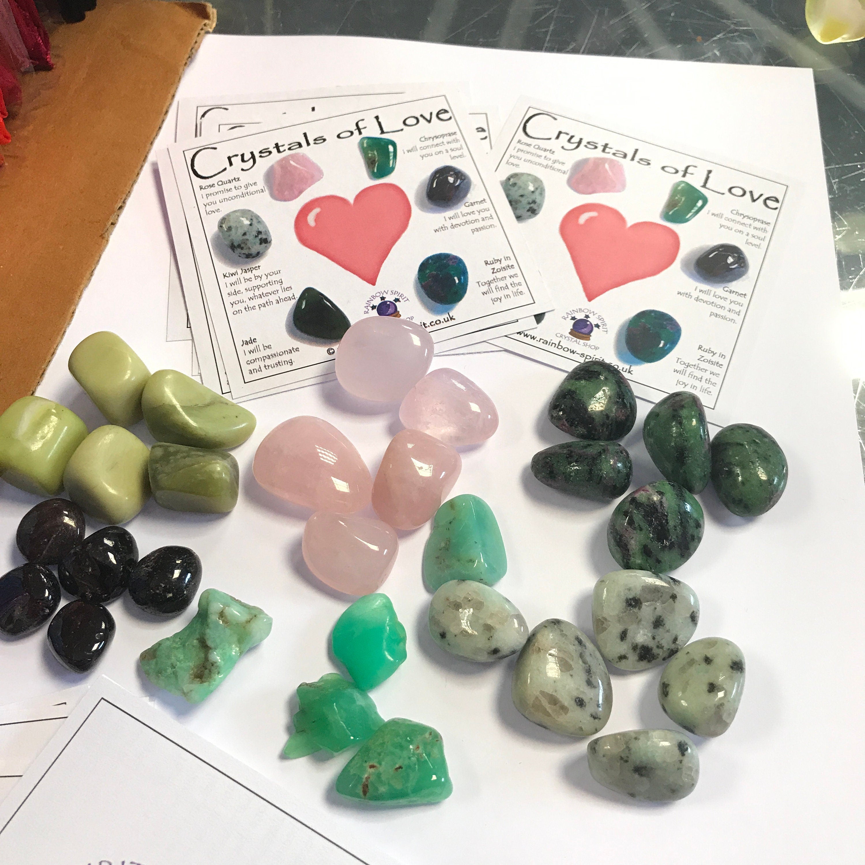Crystals of Love Set - Anniversary / Valentines