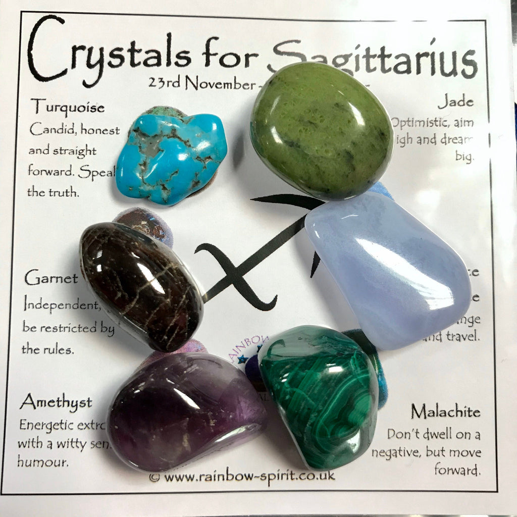 Sagittarius Birthstones Crystal Set