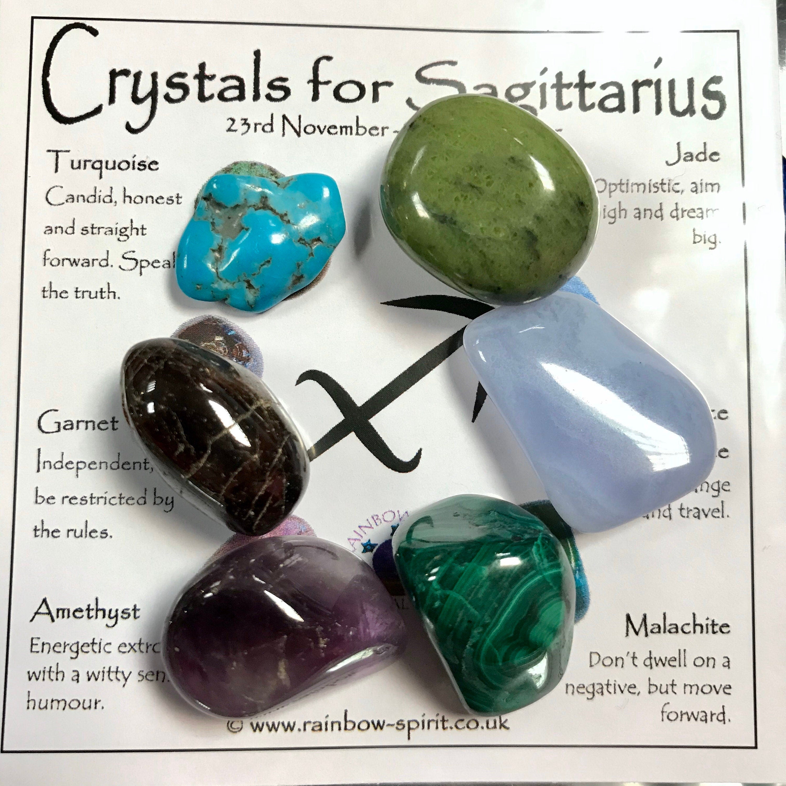 Sagittarius Birthstones Crystal Set