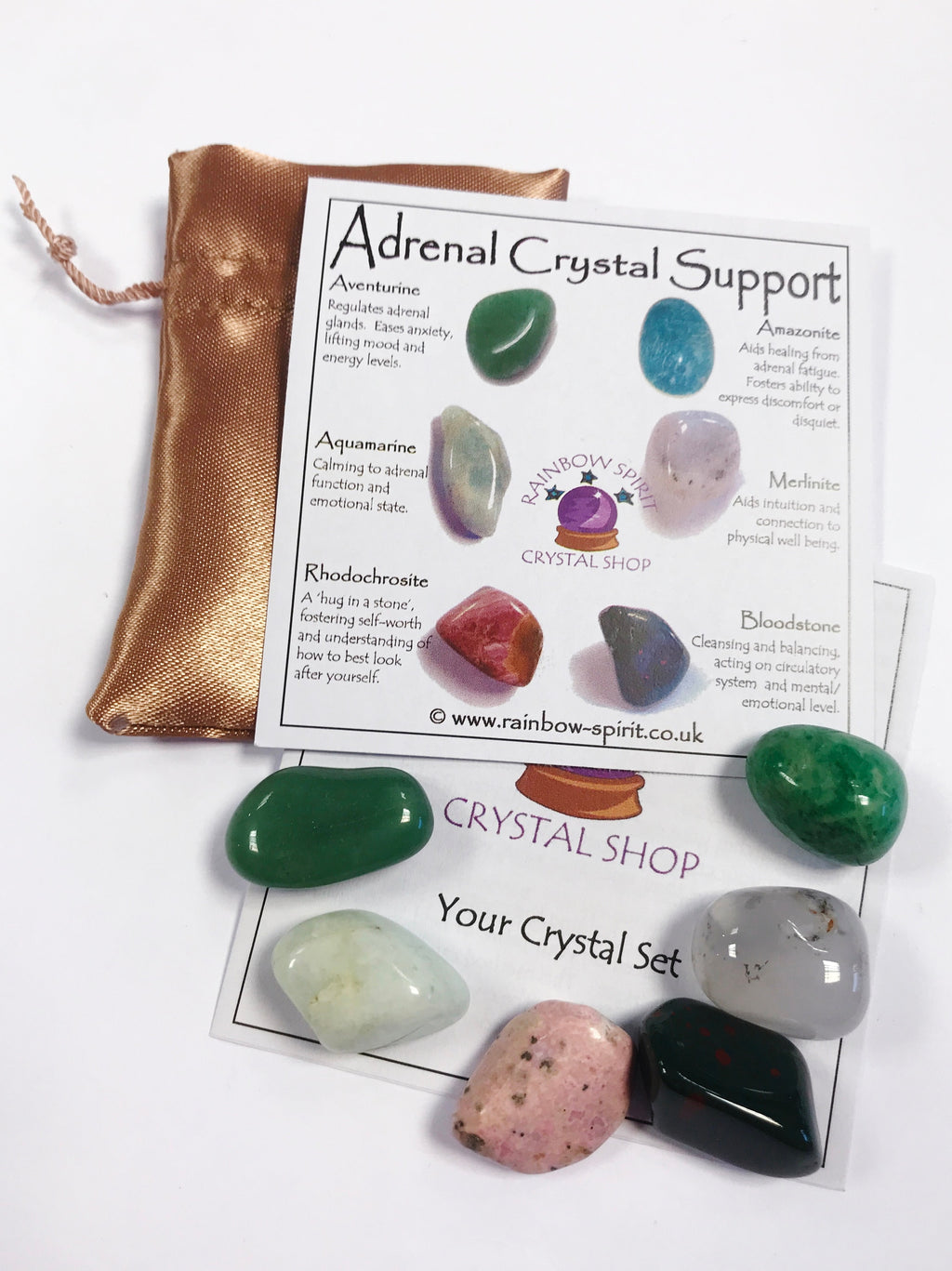 Adrenal Support Crystal Set