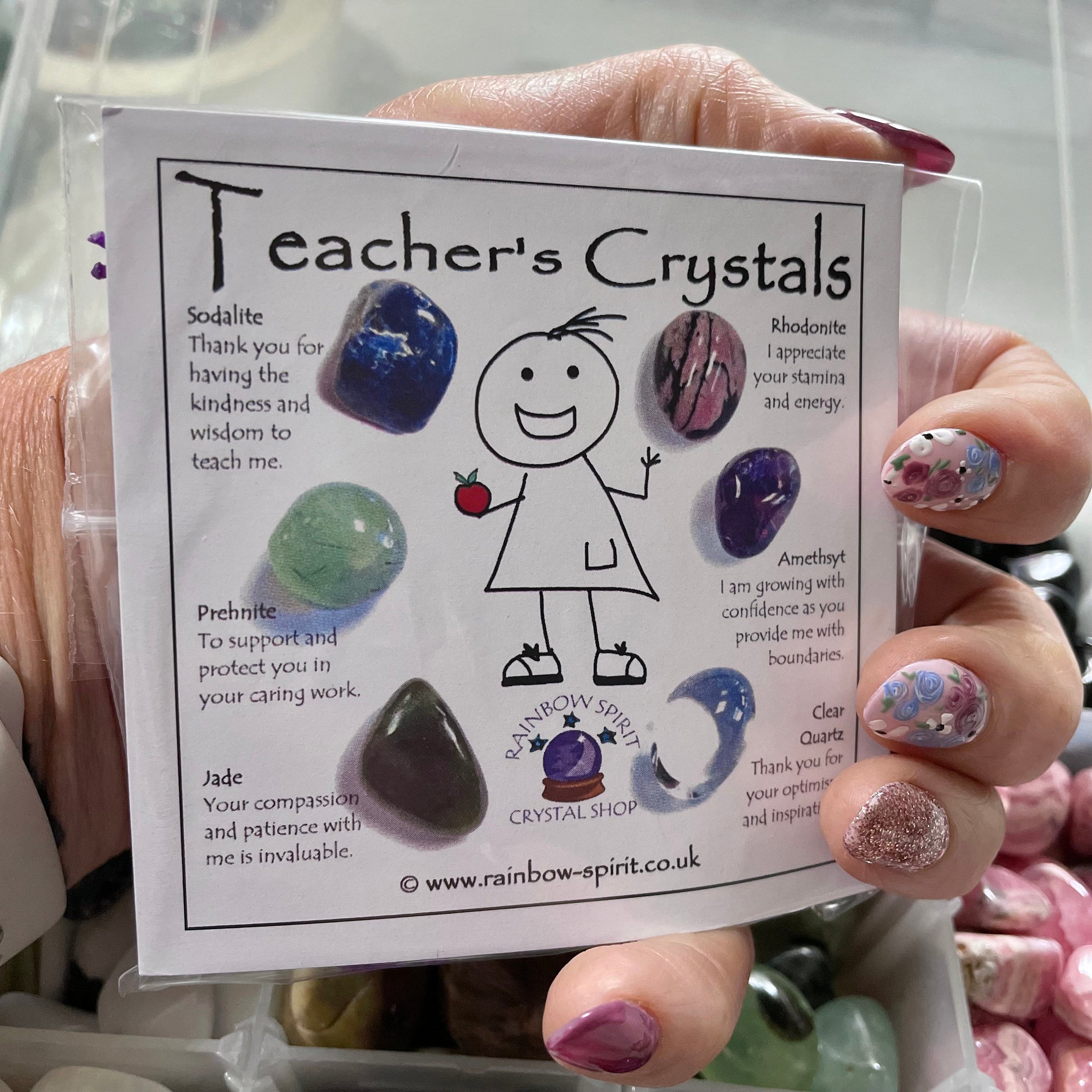 Teacher's Gift Crystal Set