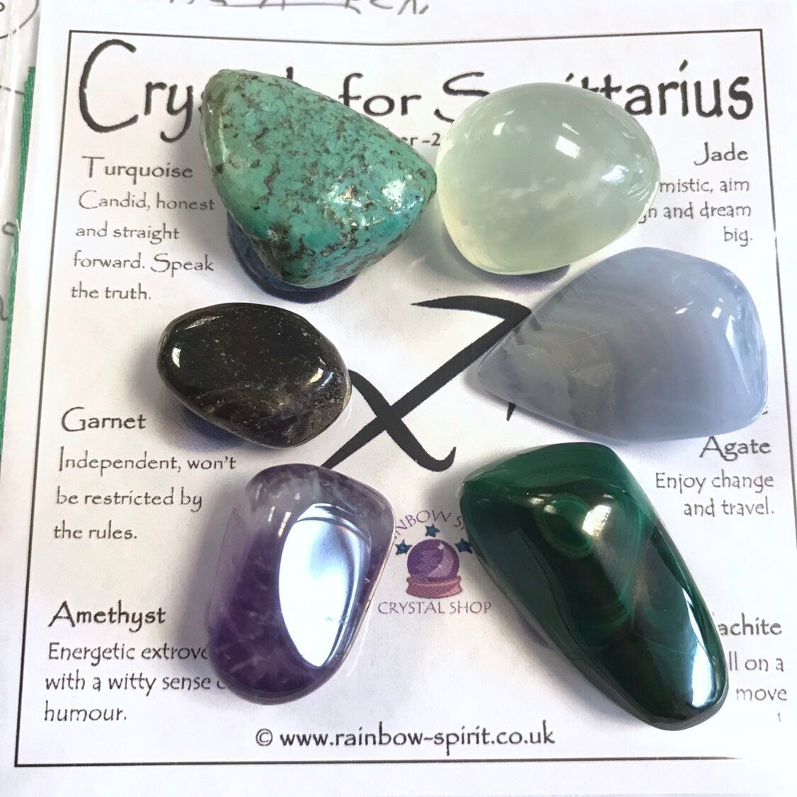 Sagittarius Birthstones Crystal Set