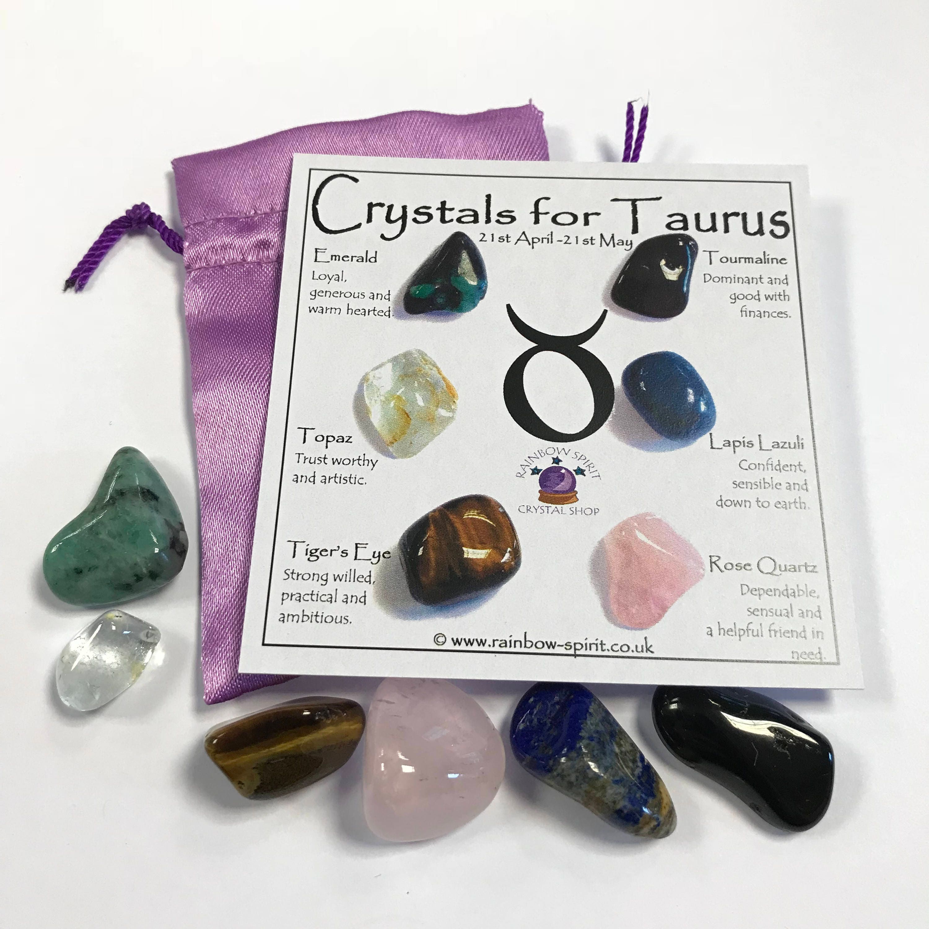 Taurus Birthstones Crystal Set