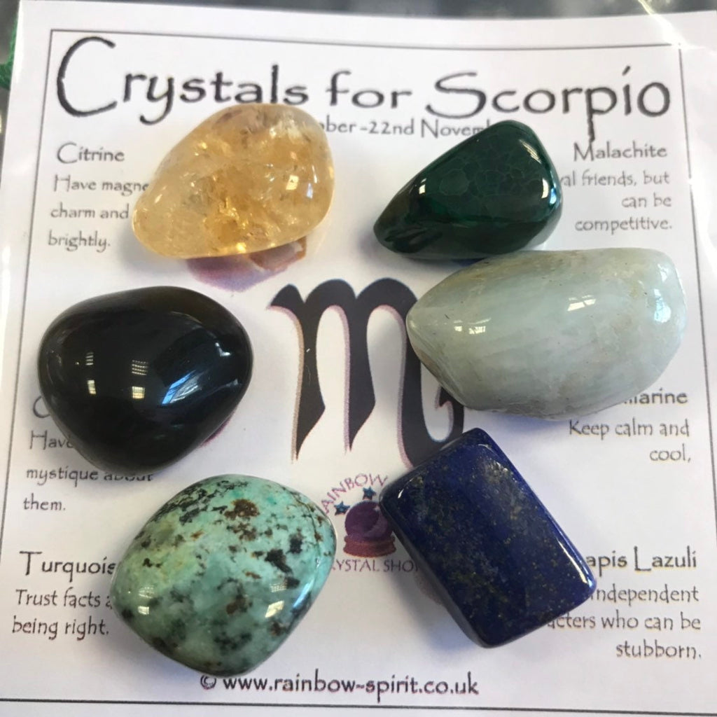 Scorpio Birthstones Crystal Set