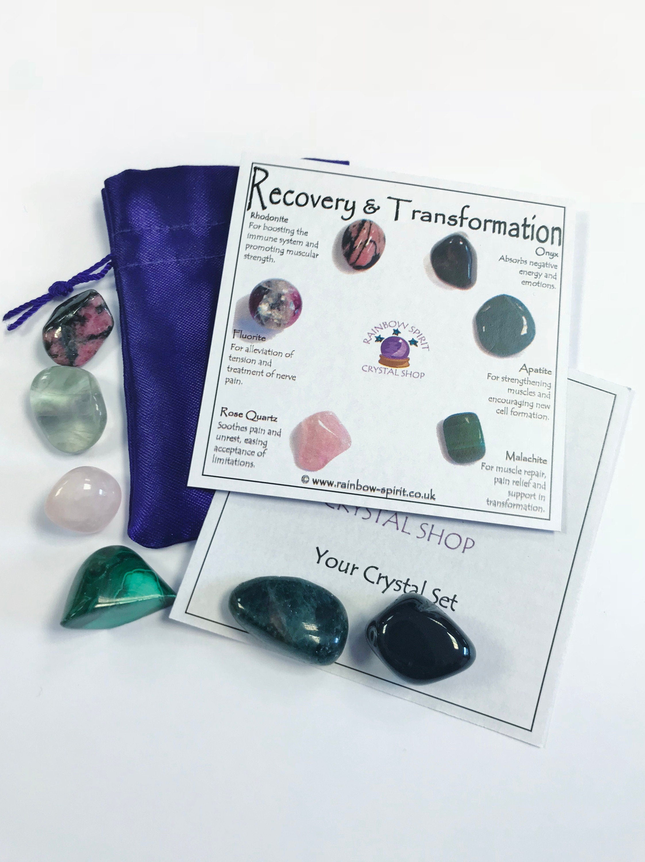 Recovery & Transformation Crystal Set