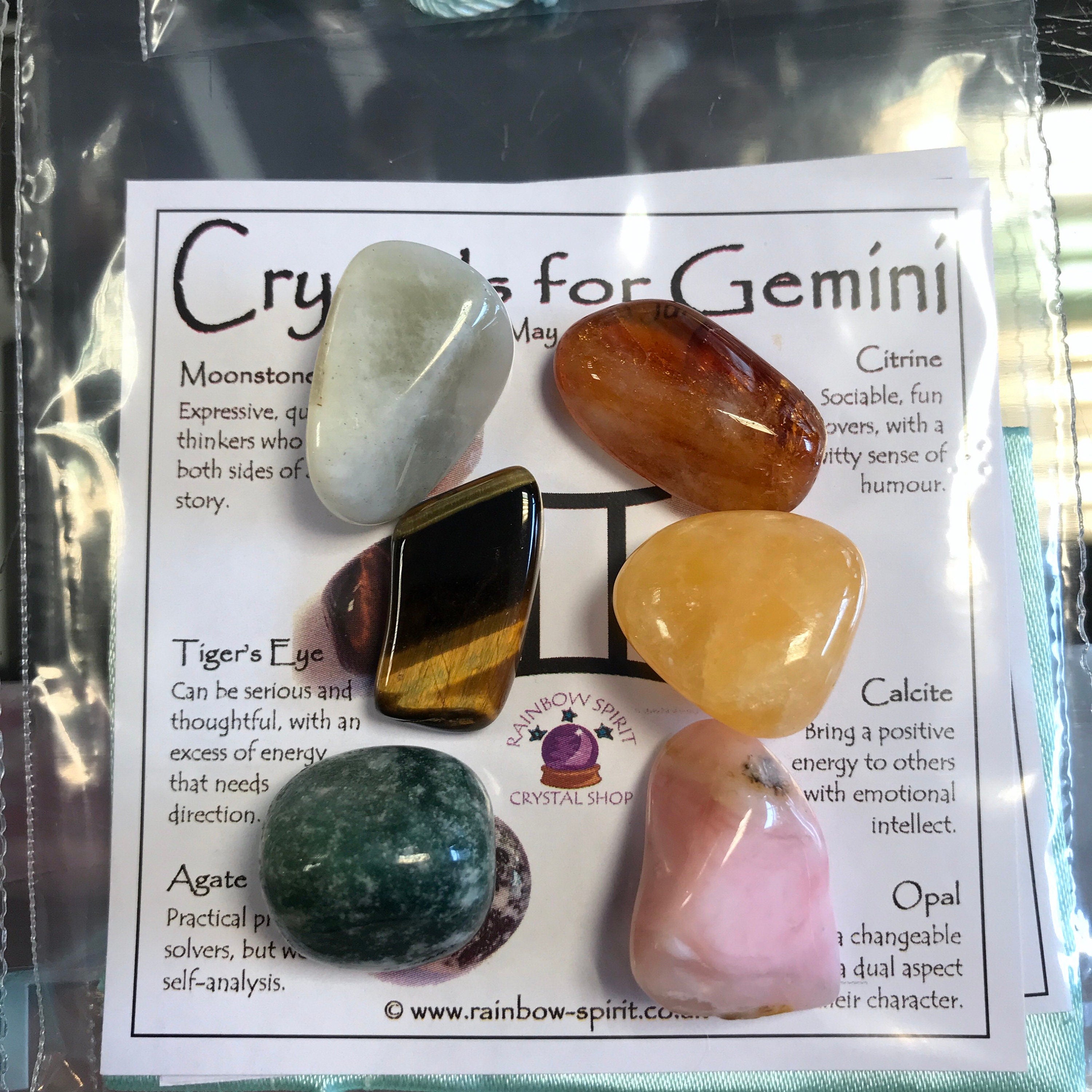 Gemini Birthstones Crystal Set