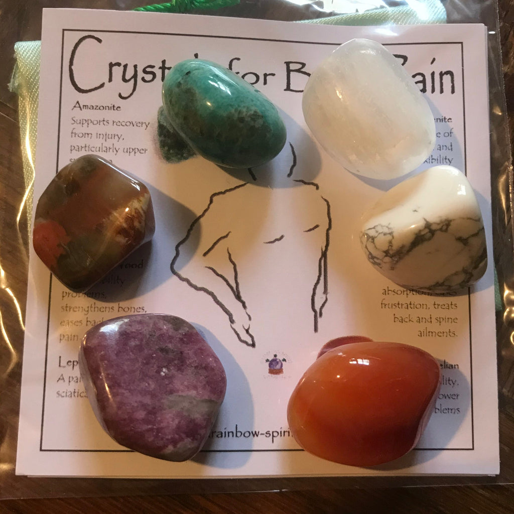 Crystal Set for Back Pain