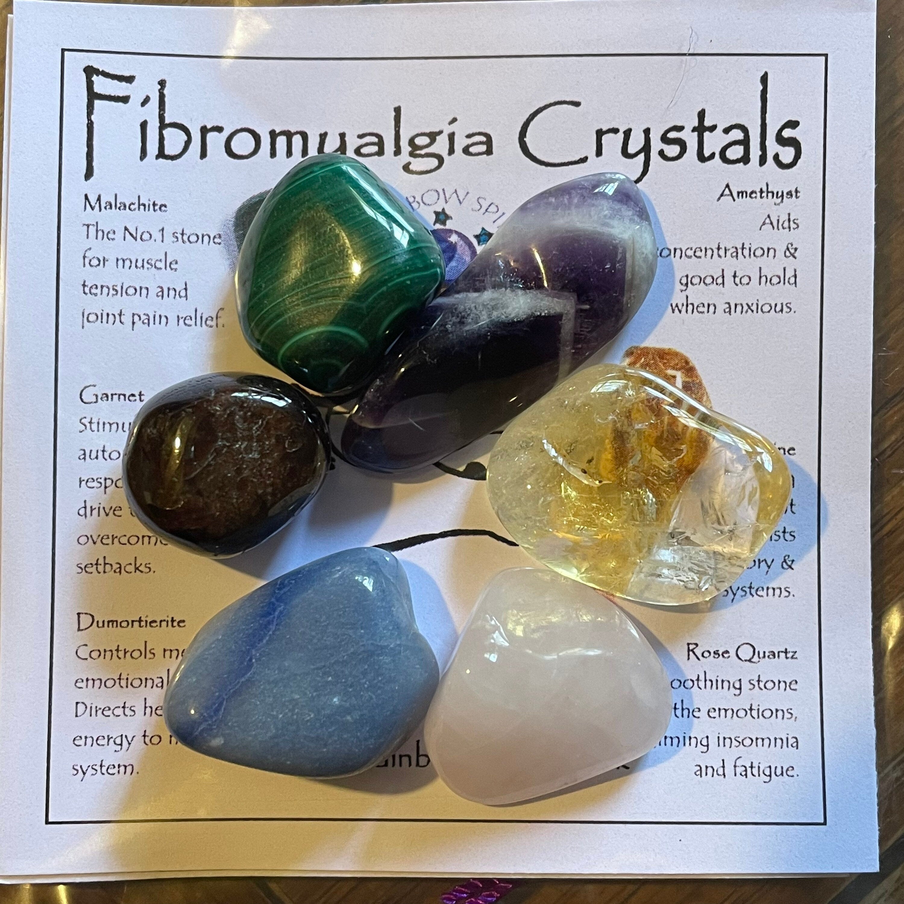 Fibromyalgia Crystals Support Set