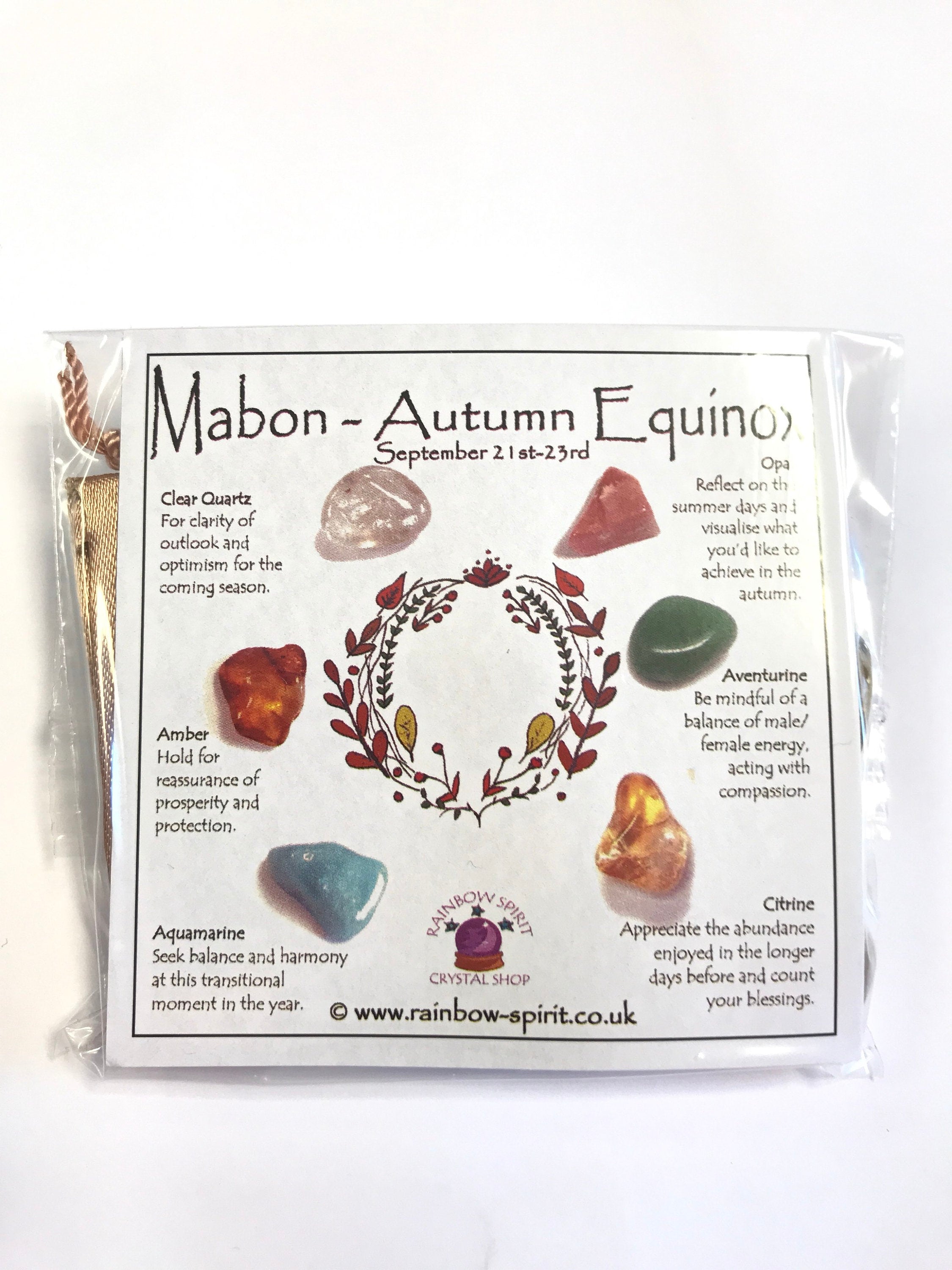 Autumn Equinox Mabon Crystal Set