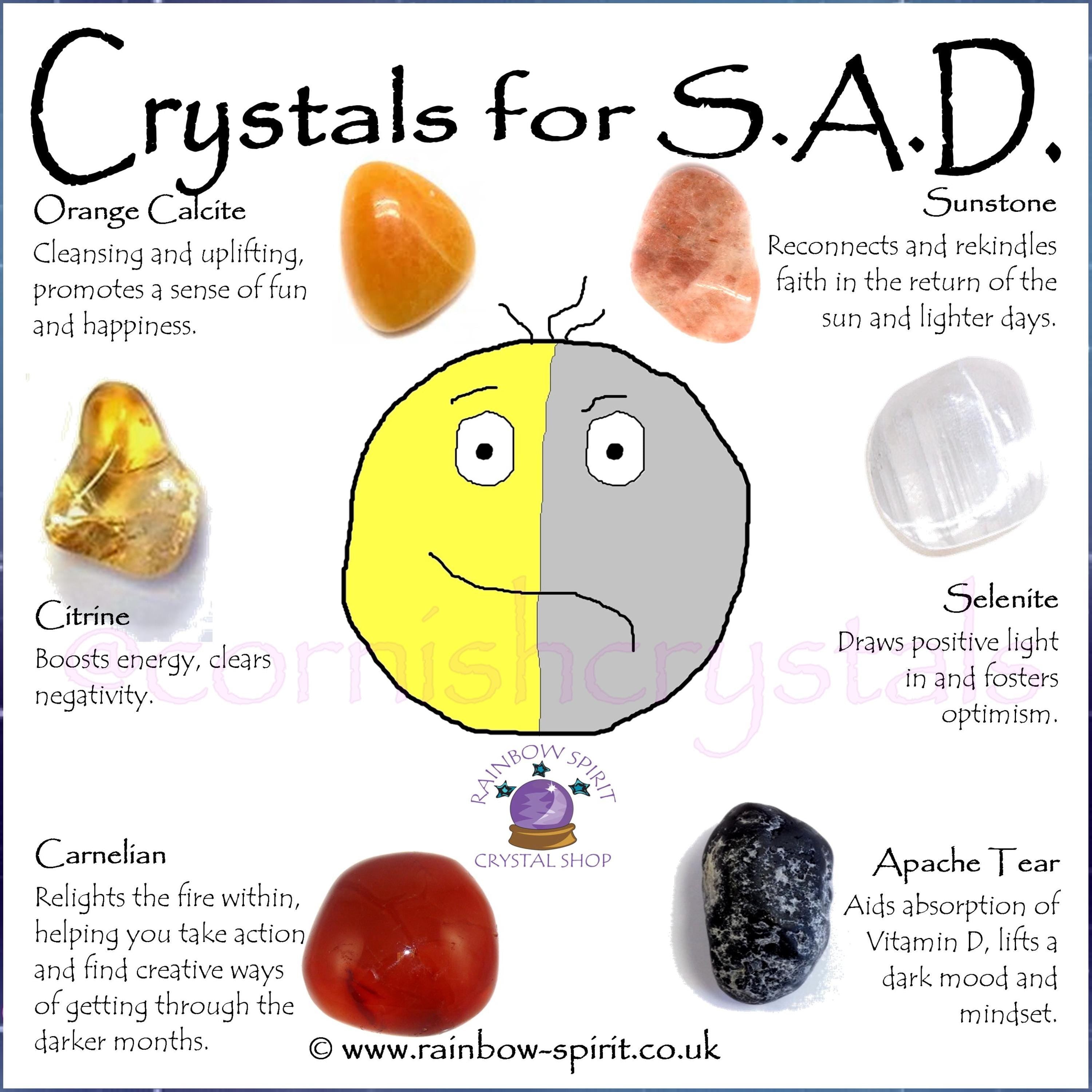 Crystal Set for Seasonal Affective Disorder SAD