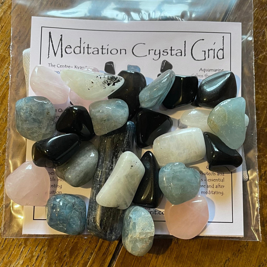 Meditation Crystal Grid Set