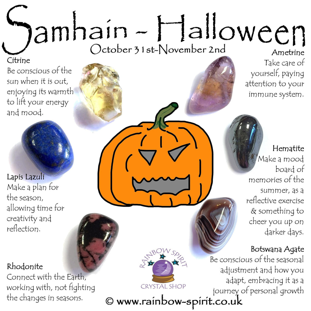 Halloween Samhain Crystal Set
