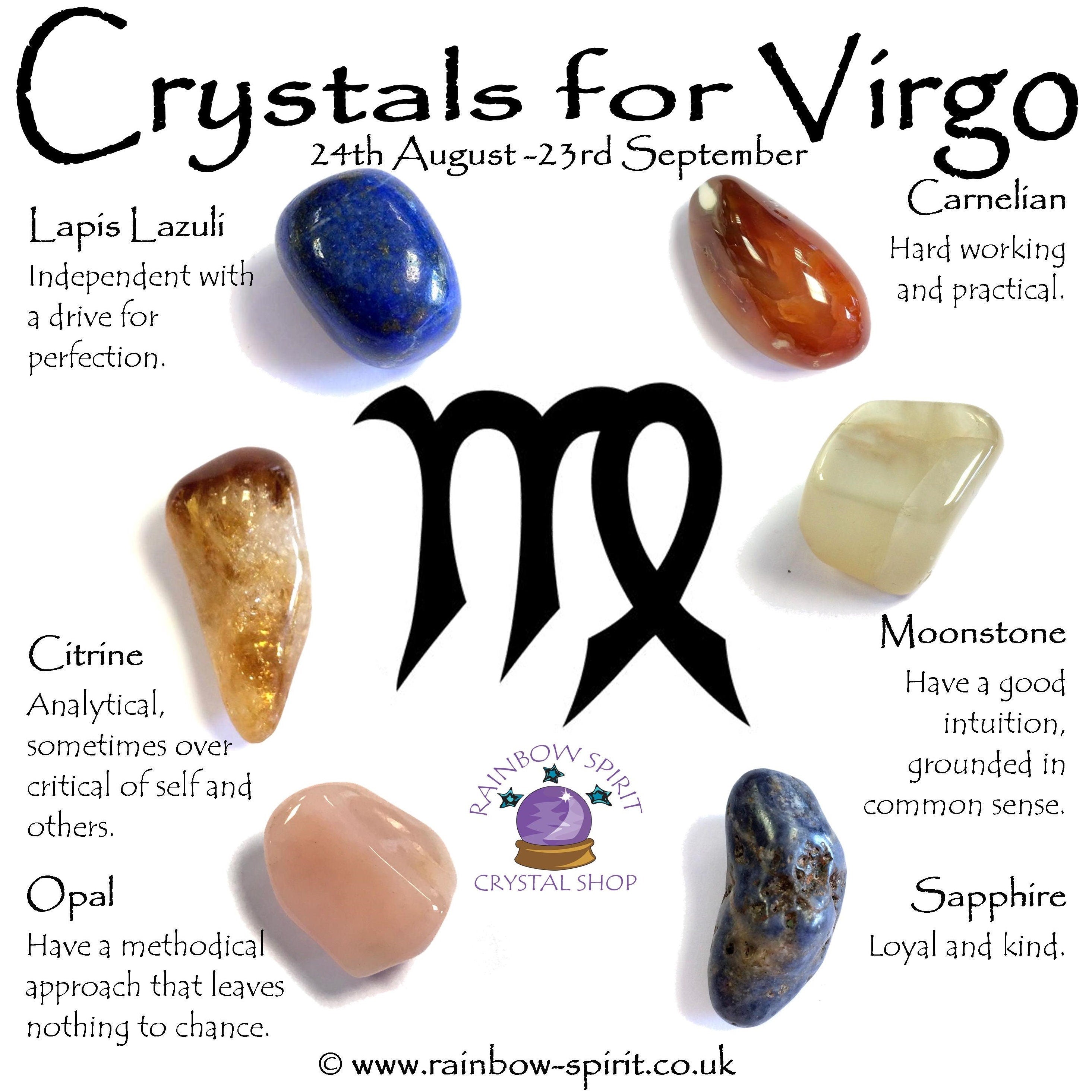 Virgo Birthstones Crystal Set