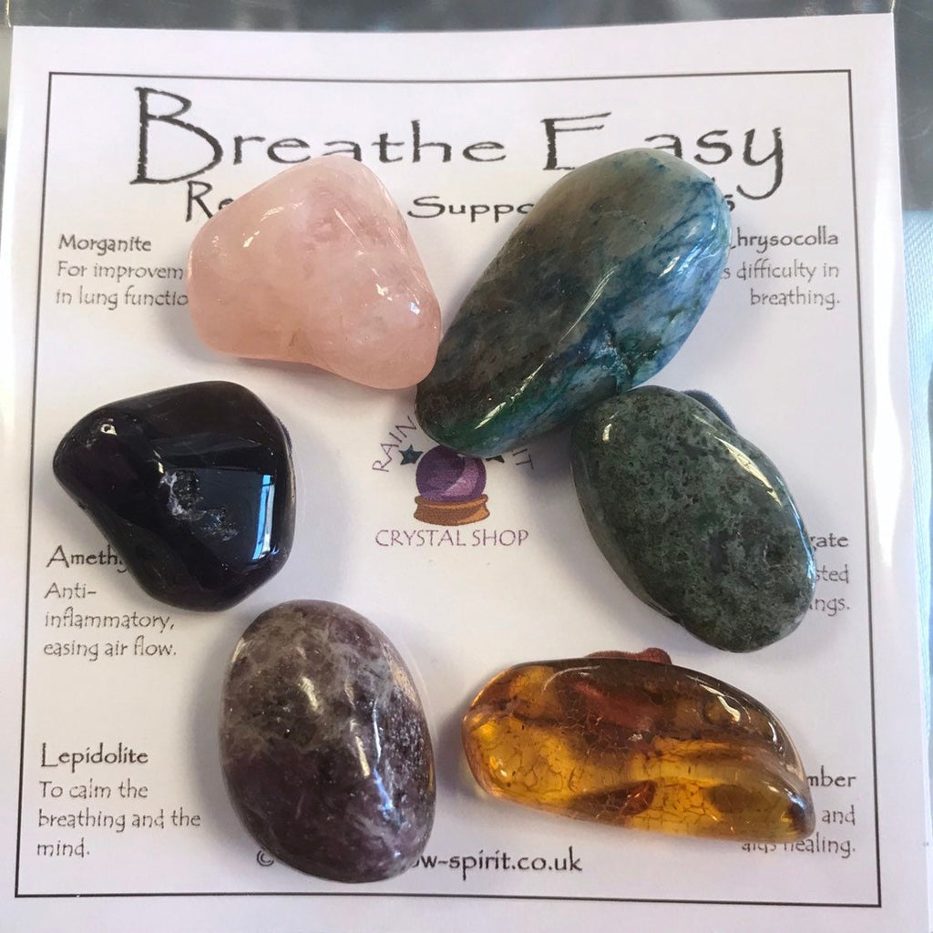 Breathe Easy - Respiratory Support Crystal Set