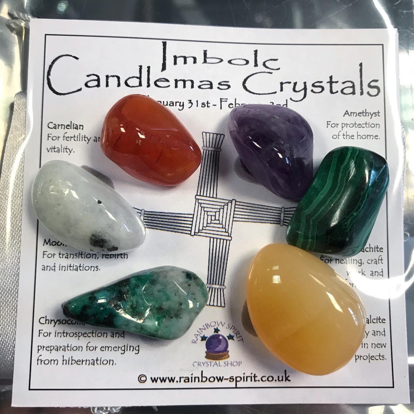 Imbolc Candlemas Crystal Set