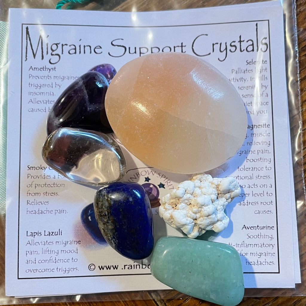Migraine Support Crystal Set