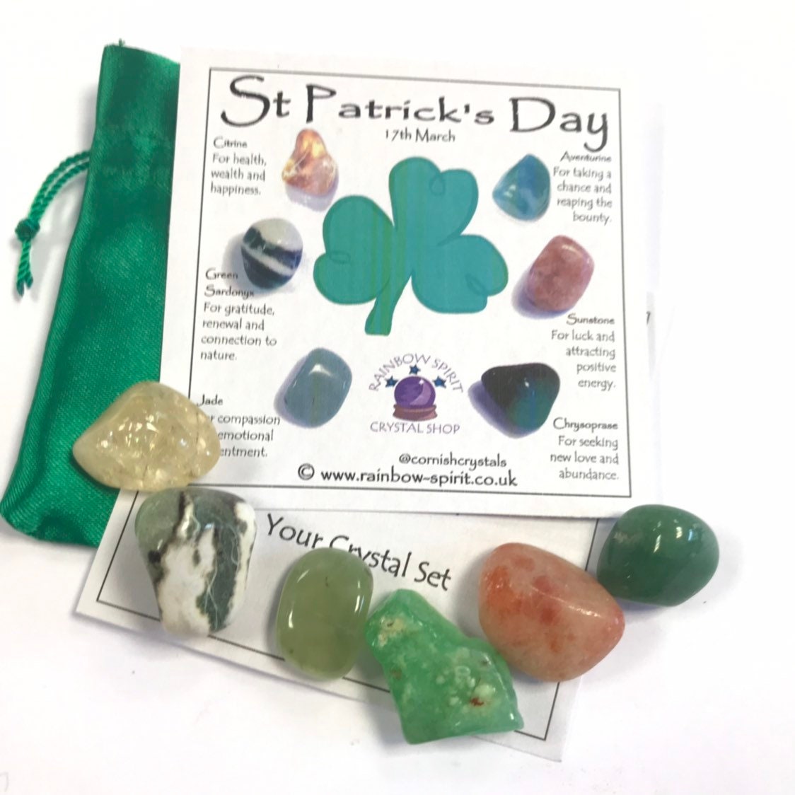 St Patrick's Day Crystal Set