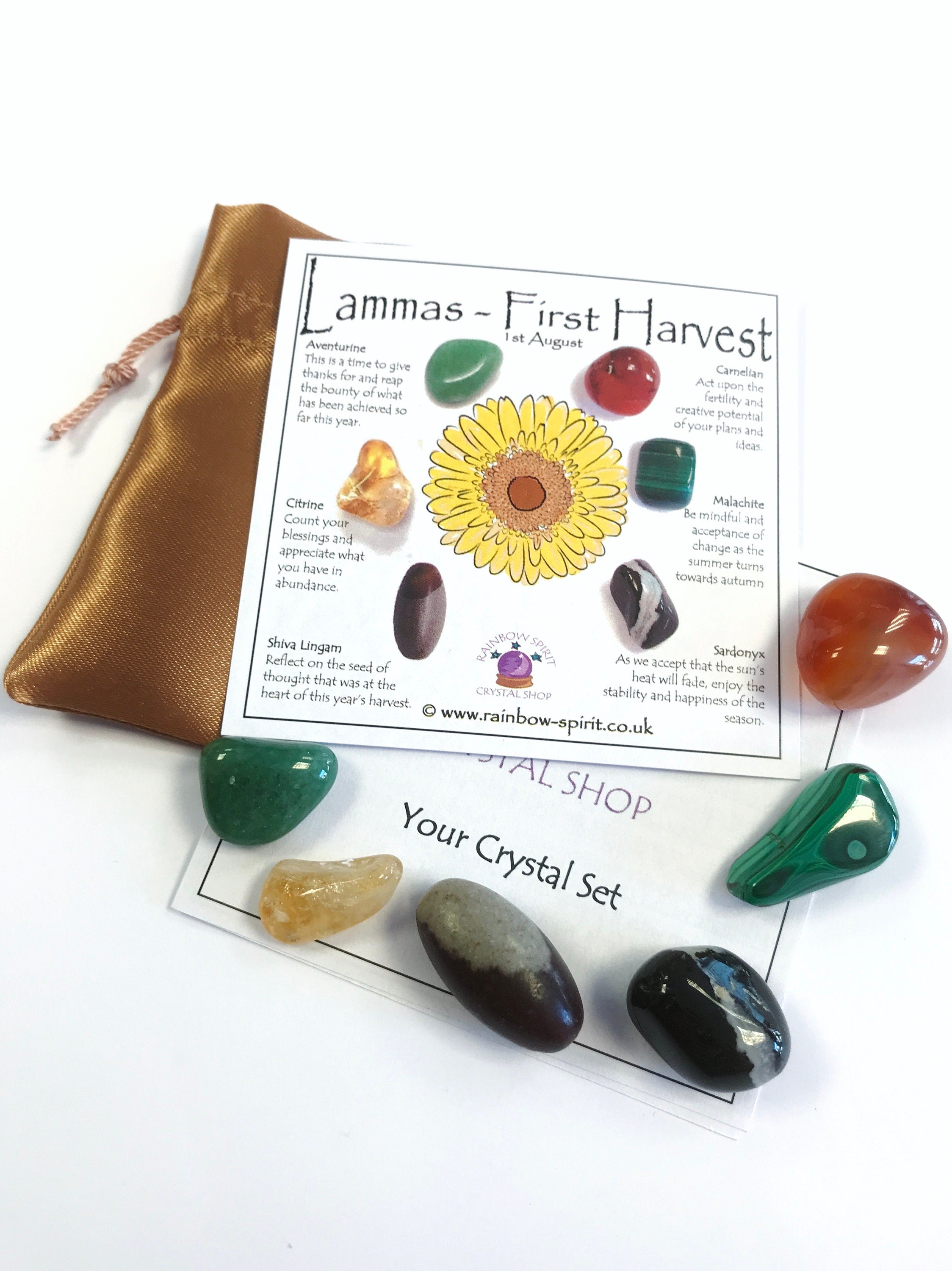 Lammas Lughnasadh Crystal Set