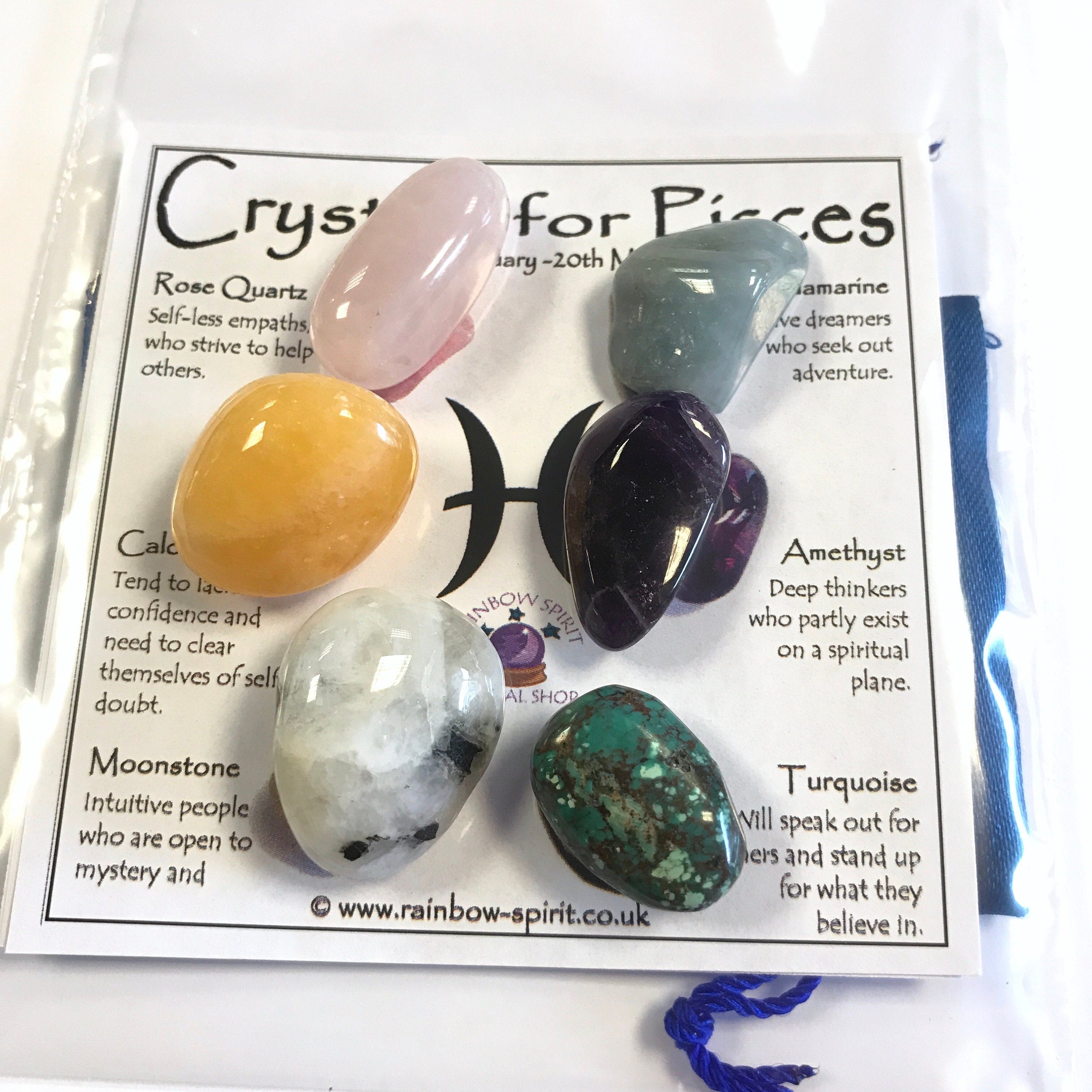 Pisces Birthstones Crystal Set