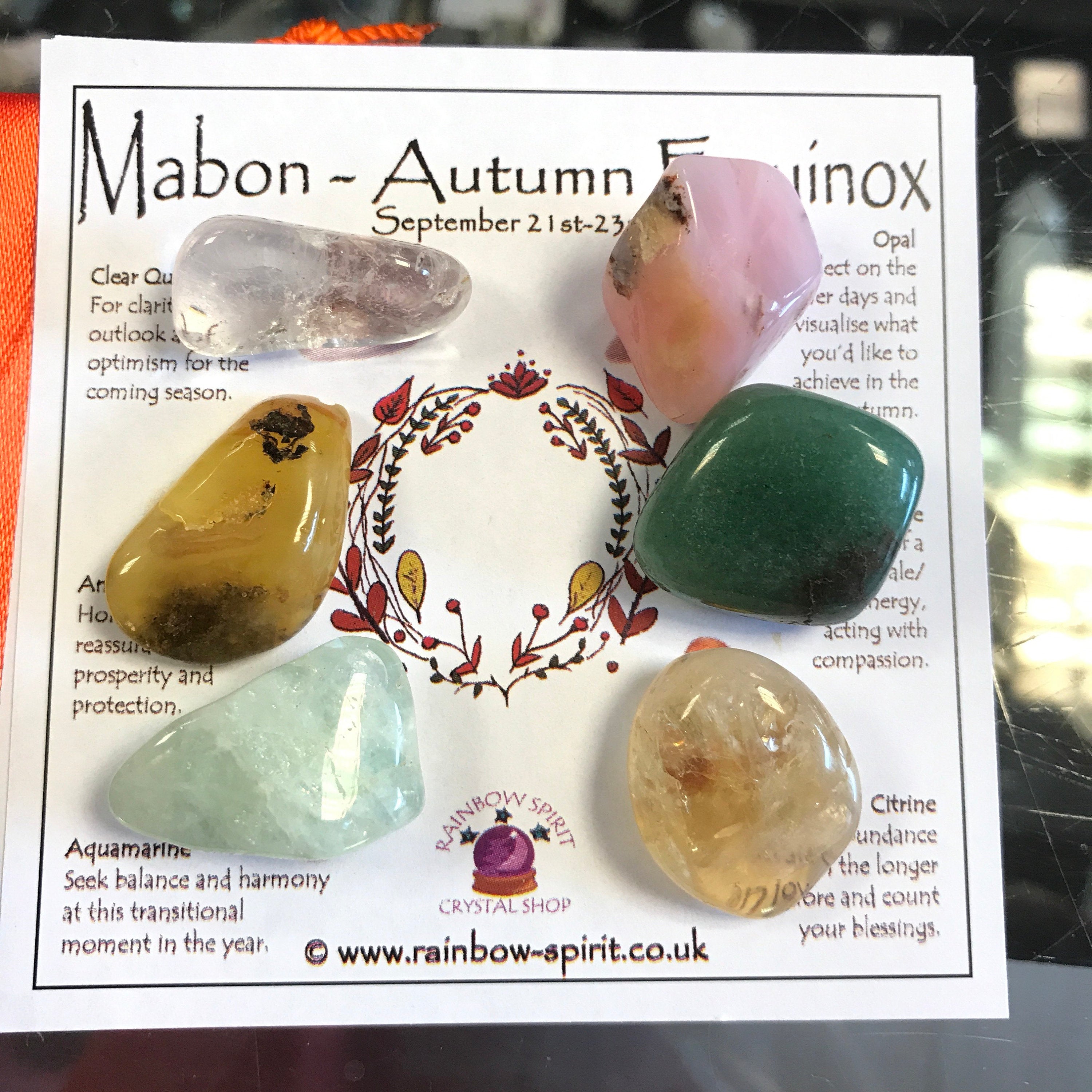 Autumn Equinox Mabon Crystal Set